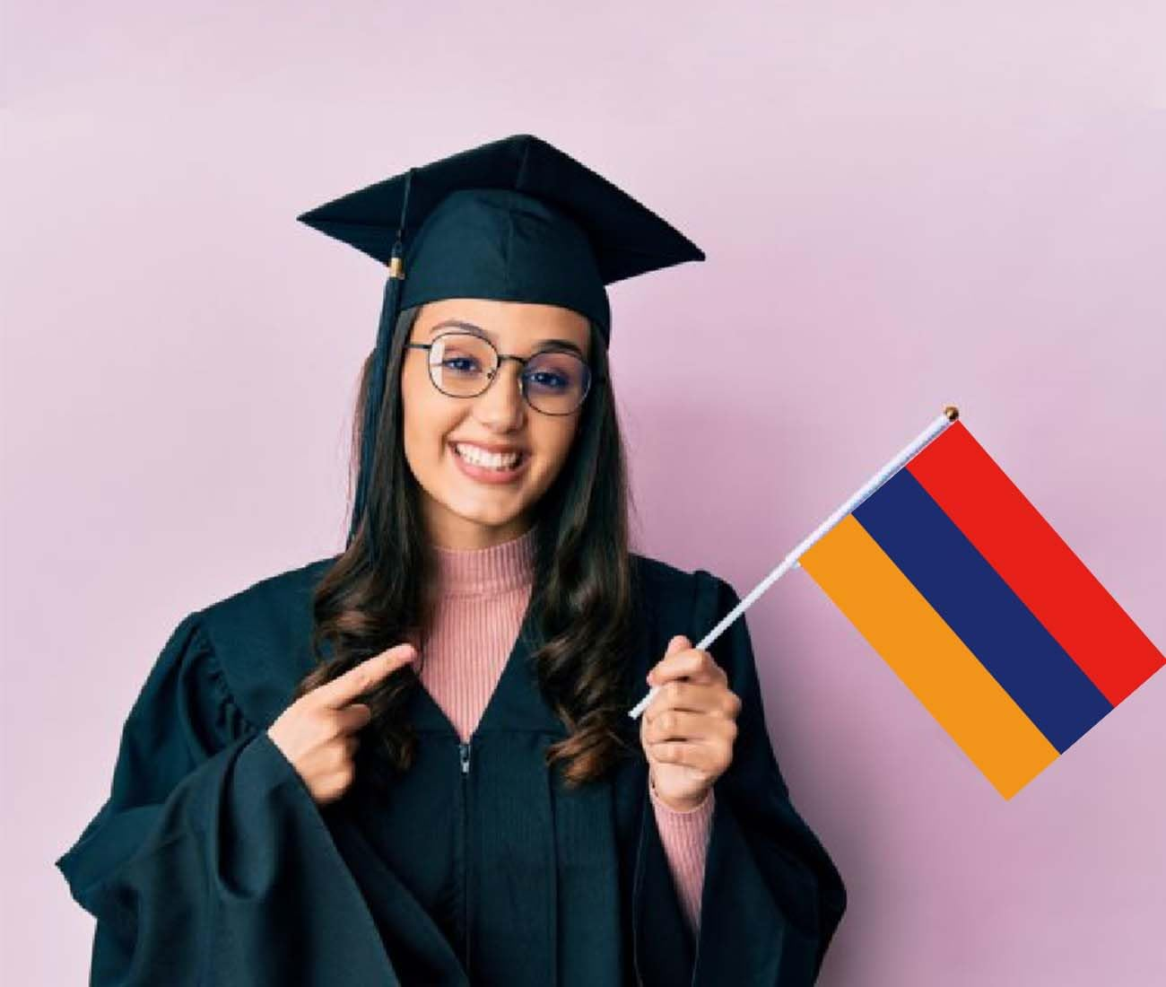 10 PCS Armenia Handheld Small Flag, Armenians Hand Held Mini Decor Decoration Banner image number 1