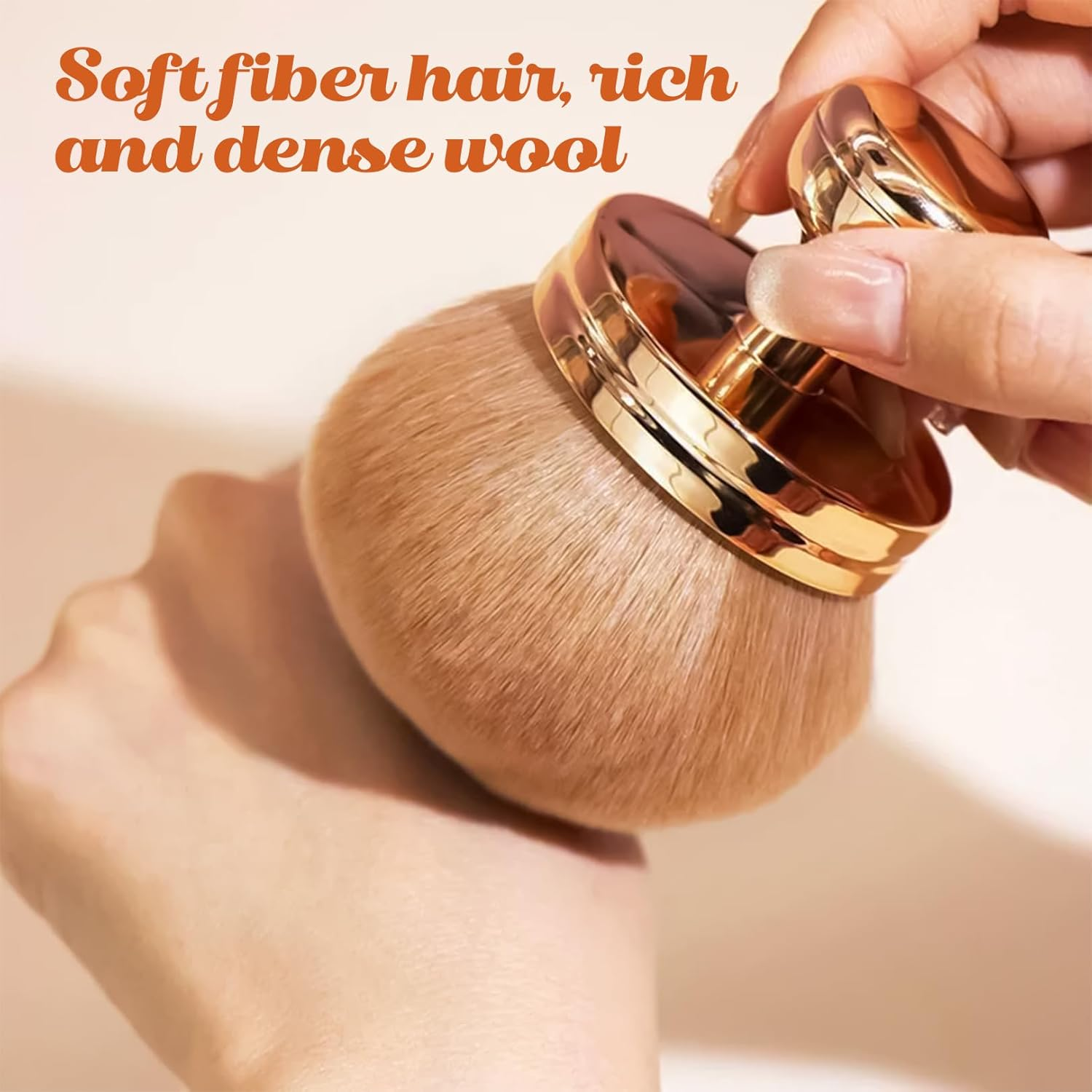 Make up Brush, Beautiful Powder Brush, Large, Body Brush, Powder Brush, Large Makeup Brush for Blush, Body Bronzer Brush, Bronze Blend Powder Brush, Extra Concealer Sun Protection Applicator, Body image number 6