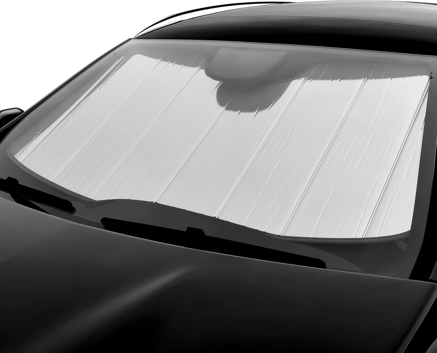 Autotech Park Foldable Sunshade Compatible with 2022-2025 Hyundai Tucson SUV, Sunshade with Metal Reinforced Structure, Maintain Cool Interior and save Space image number 4