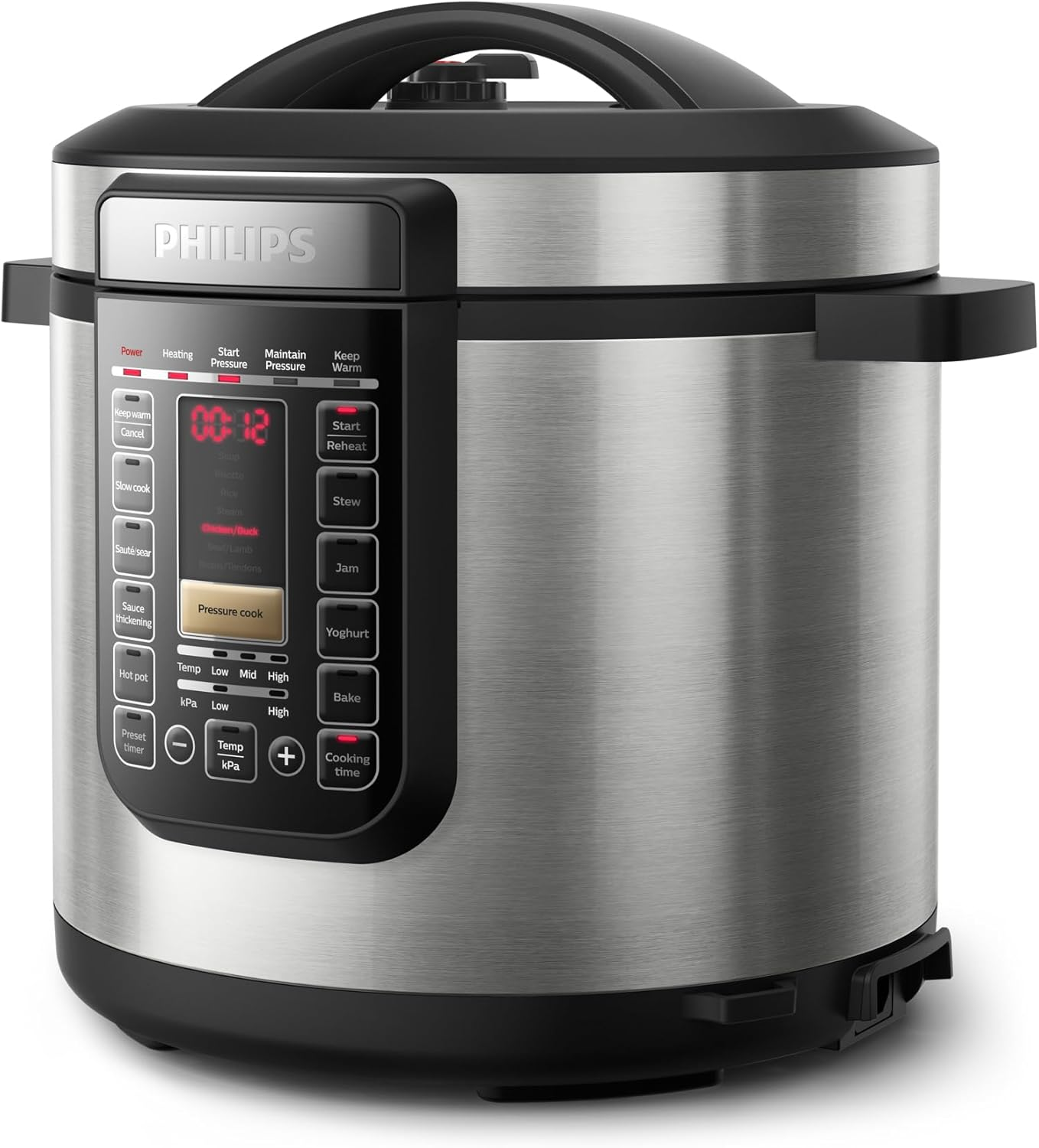 Philips All-In-One Cooker 8L &ndash; 35% Faster Cooking, 20-In-1 Presets, Proceramic+ Coating, 1500W, 9 Safety Systems (HD2238/72) image number 4