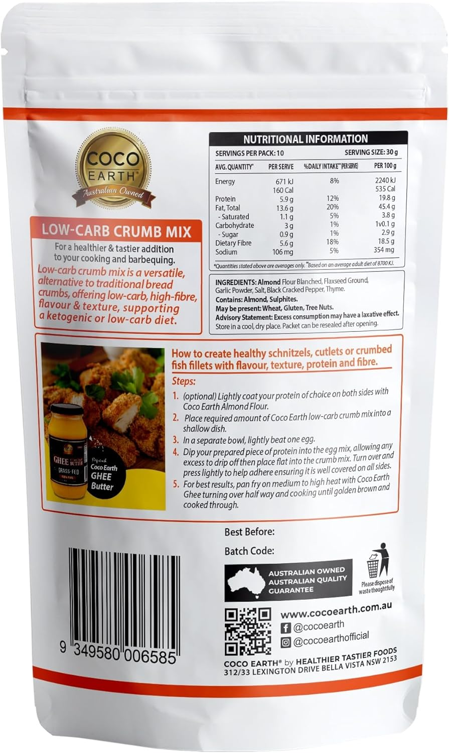Coco Earth Low Carb Crumb Mix 300G image number 2