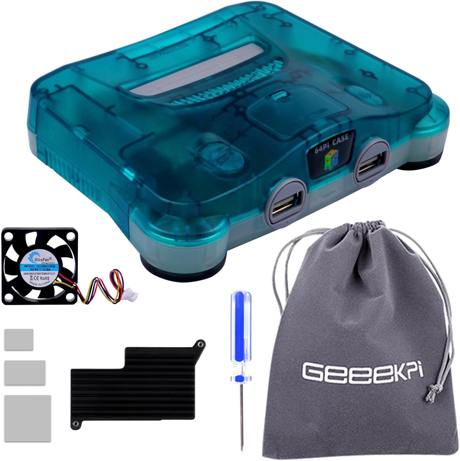 Geeekpi Retroflag 64Pi Case for Raspberry Pi 5