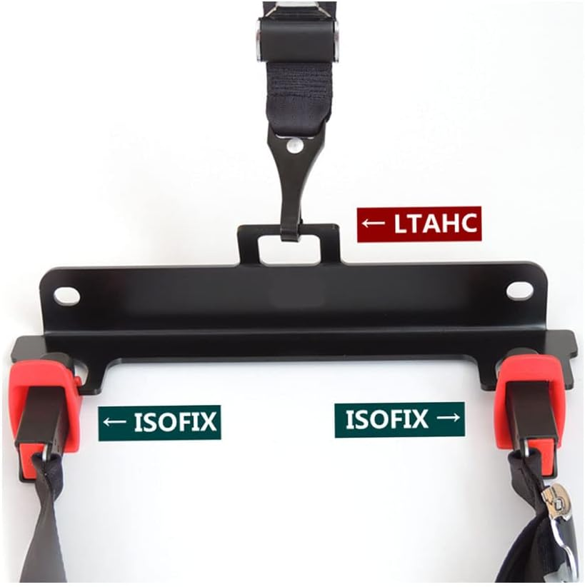 REFENG Universal Car Child Seat Restraint Anchor Mounting Kit for ISOFIX Belt Connector Replacement for Focus