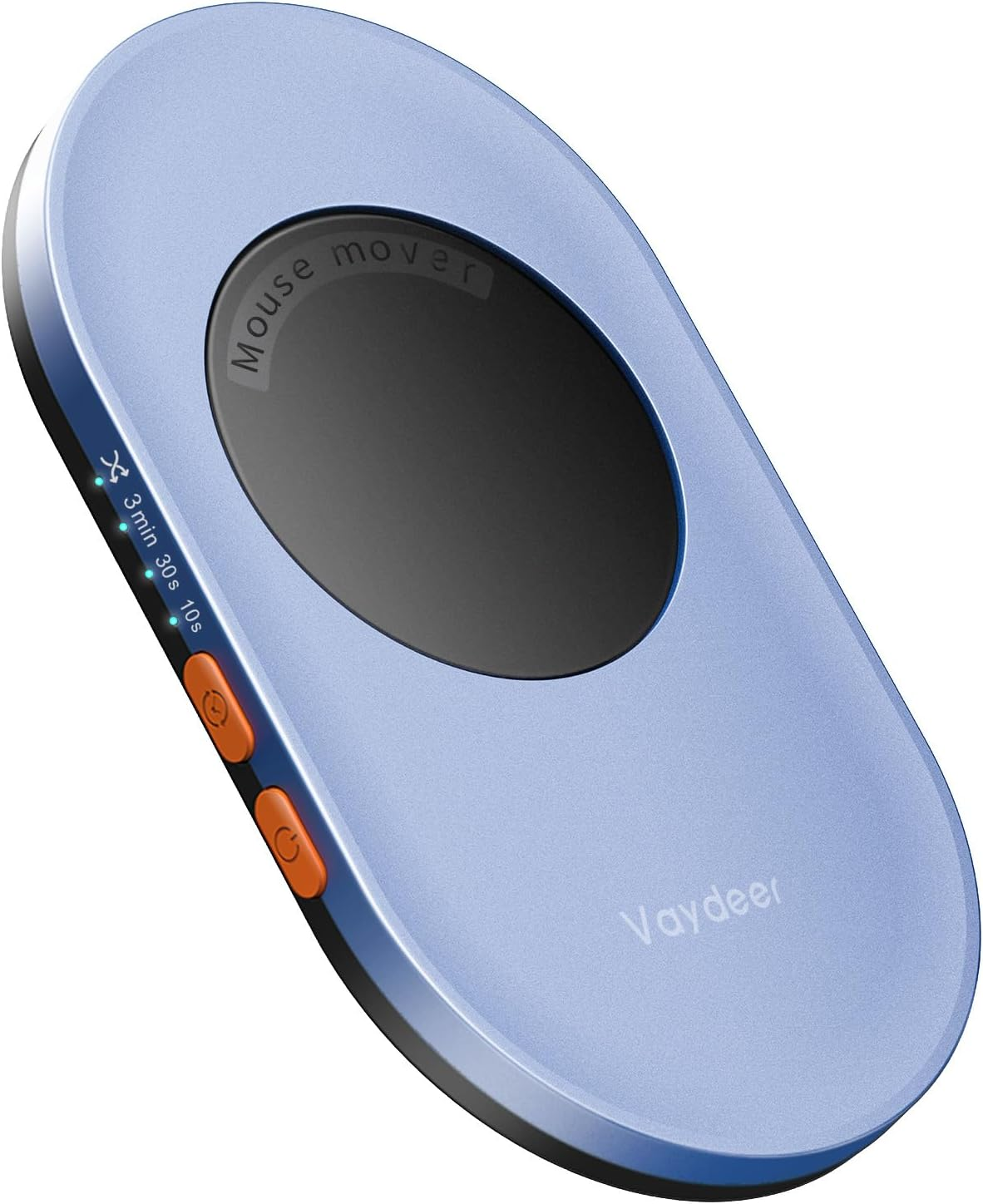 Vaydeer Ultra Slim Mouse Mover, Air 3 Mouse Jiggler with Adjustable Interval Timer, Undetectable & Noiseless, Simulates Realistic Mouse Movement, Driver-Free for Keeping the PC Active and Secure