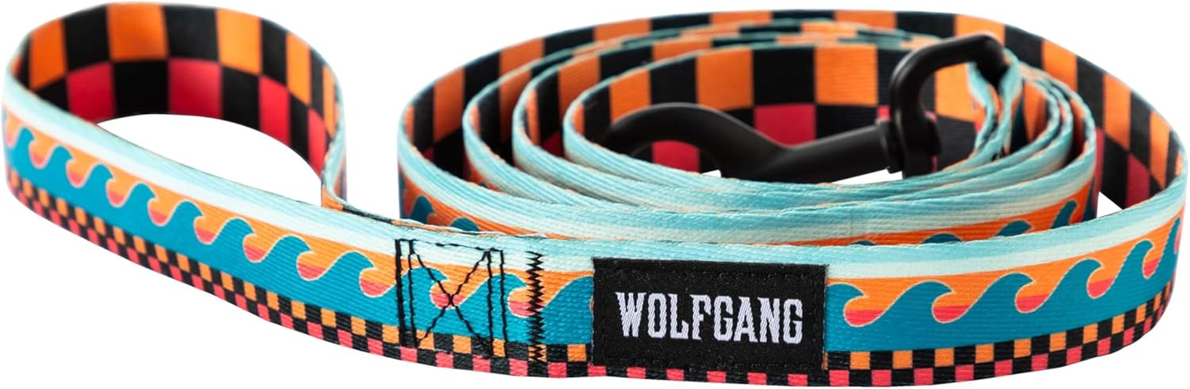 Wolfgang Heavy Duty, Adjustable Dog Collar with Quick Release Nylon Buckle for Walking & Training, Mountainwave Print, Large