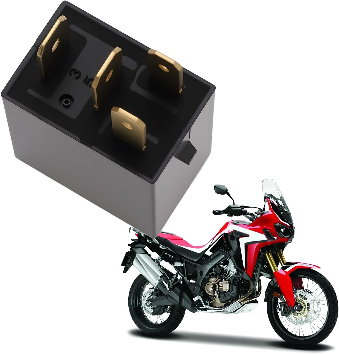 Emagtech 2Pcs 4-Pin Motorcycle Relay G8HN-1A4T-RJ 12V DC 4-Pin for Motorbike Replacement Part image number 1