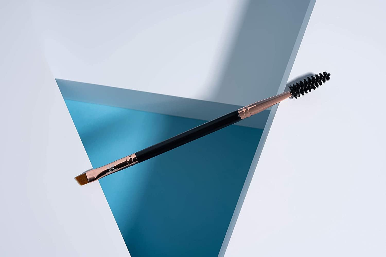 Existing Beauty 3 Pack Eyebrow & Eyelash Tint Brush - Angled & Spoolie Brush for Henna & Tint - Black, Synthetic Bristles image number 3