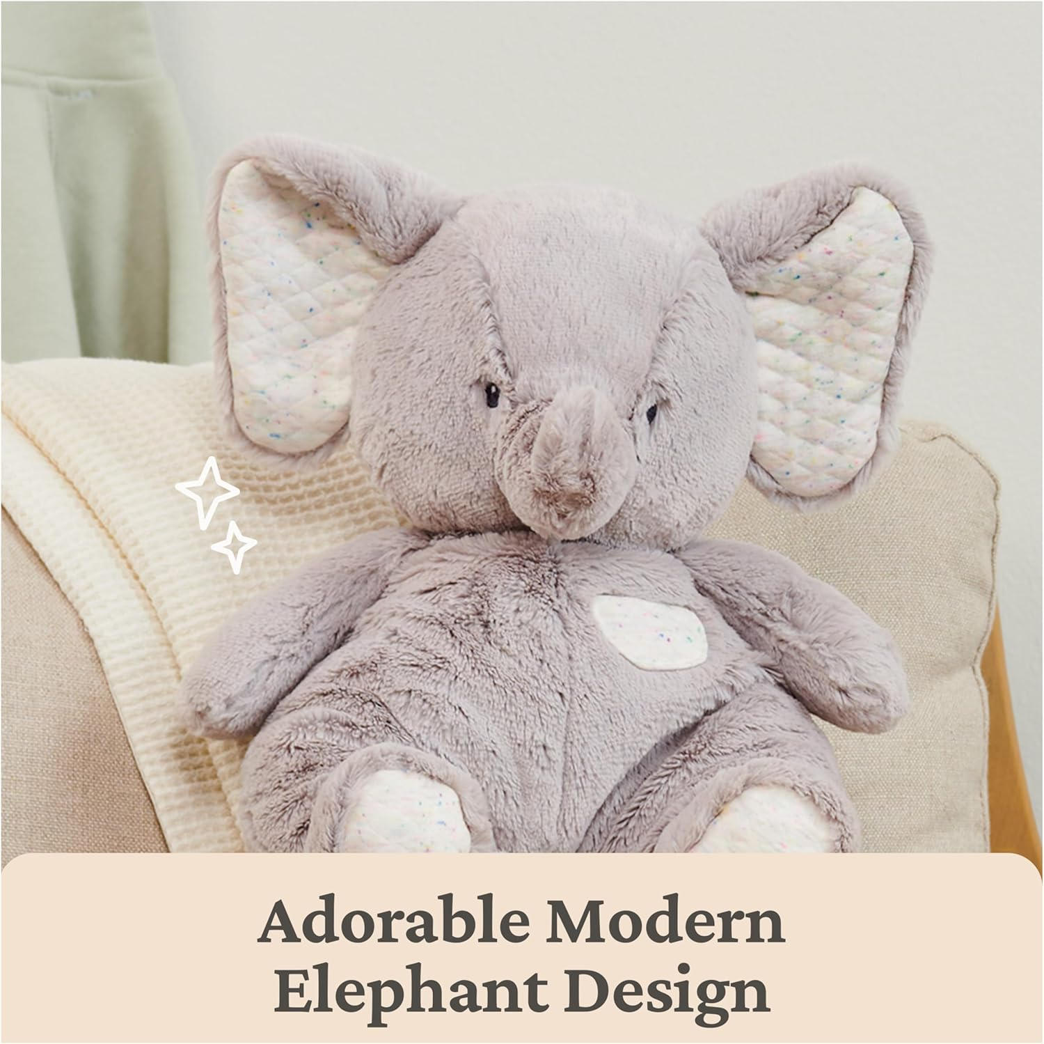 Gund Oh so Snuggly Elephant Stuffed Animal Plush Toy, Large image number 2