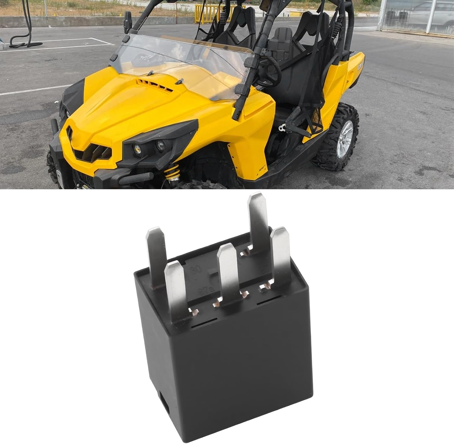 SING F LTD 2Pcs 5-Pin Relay 35/20A 14VDC/12VDC 710000739 515176774 Compatible with Can-Am Outlander image number 5