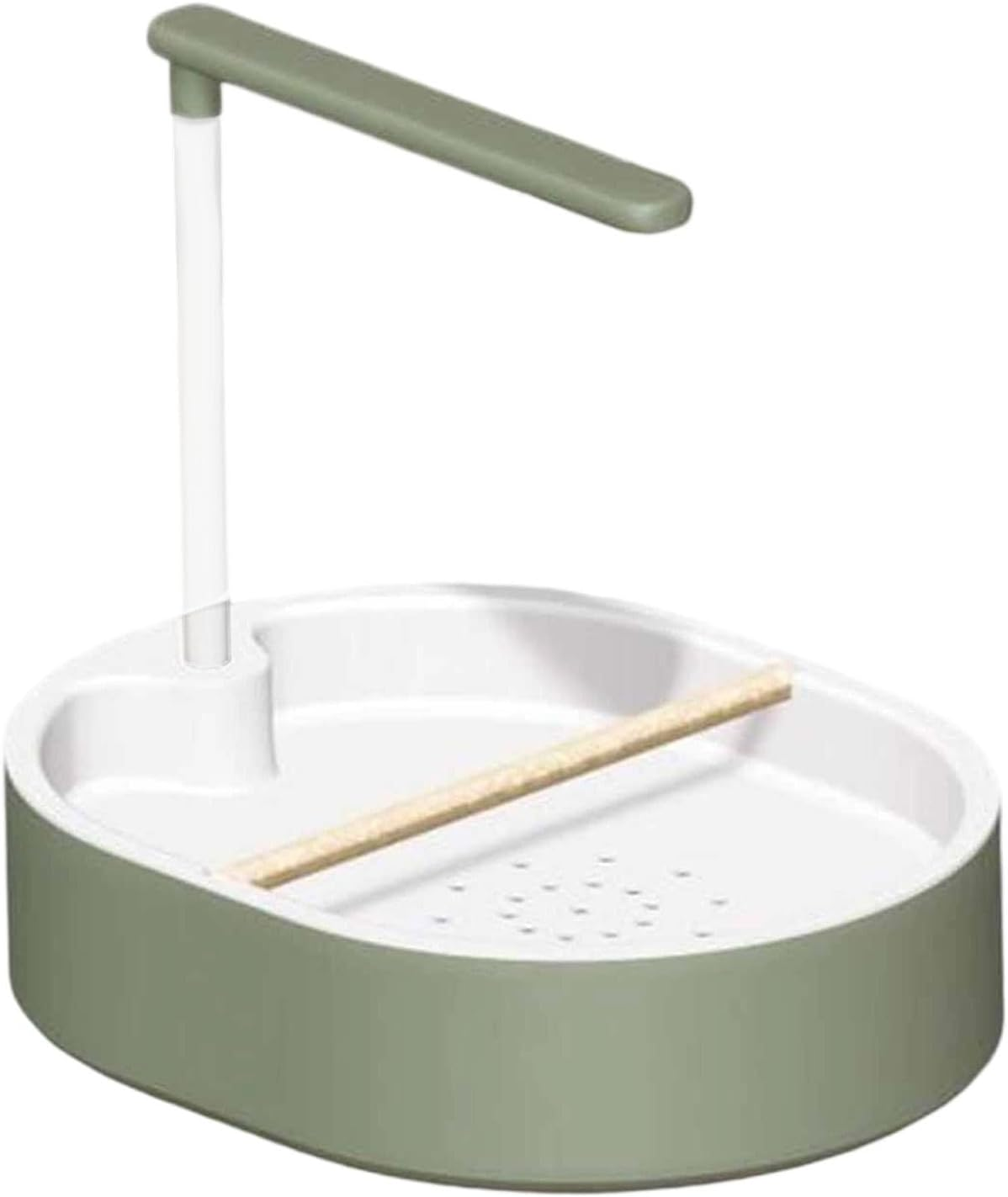 Generic Parrot Shower Automatic Bird Bathtub Indoor USB Cage Accessories Compact with Parrot Perch Bathing for Parakeet Medium Birds image number 2