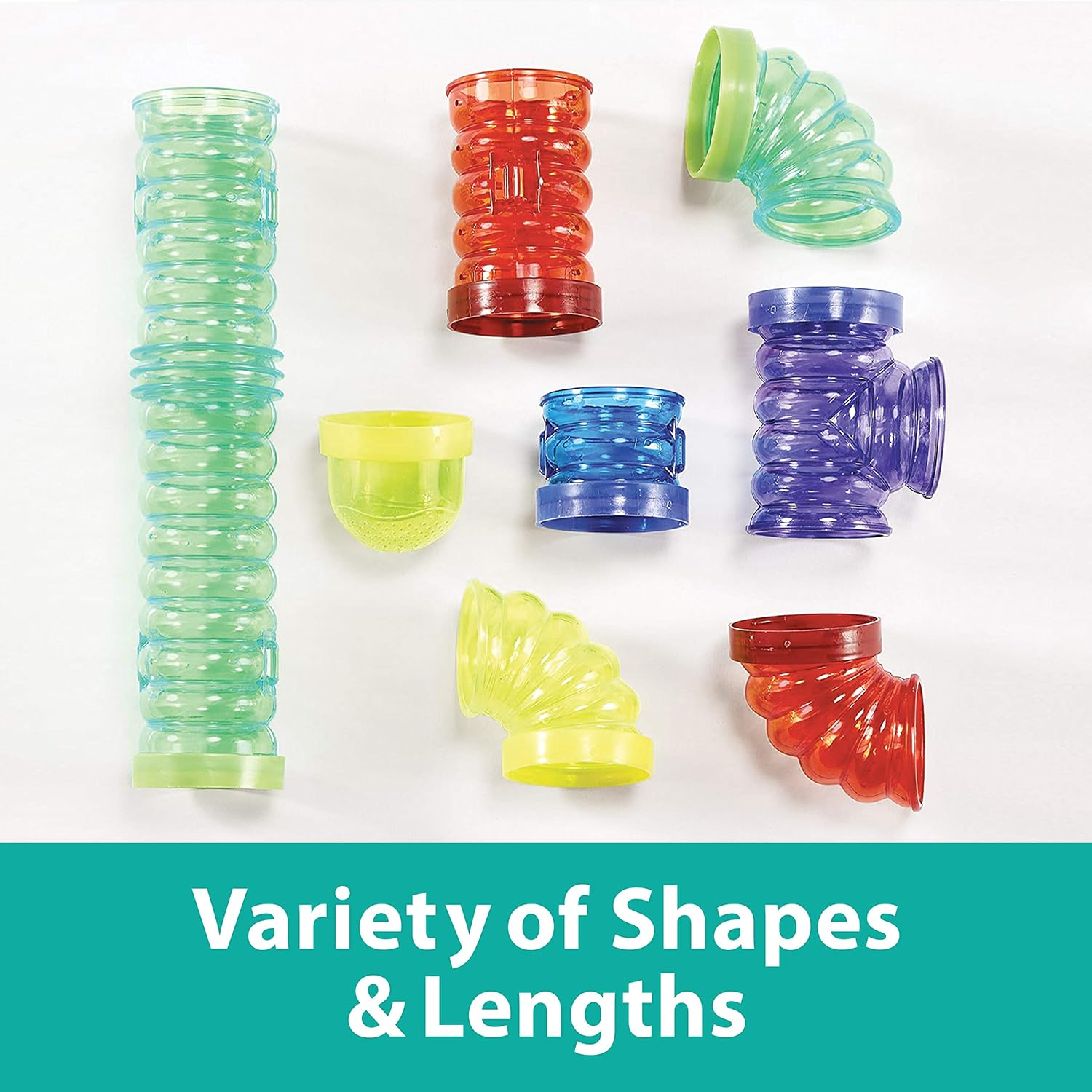 Kaytee Critter Trail Funnel Connectable Colour Tubes, 16 Pieces, Fits All Critter Trail Habitats image number 5