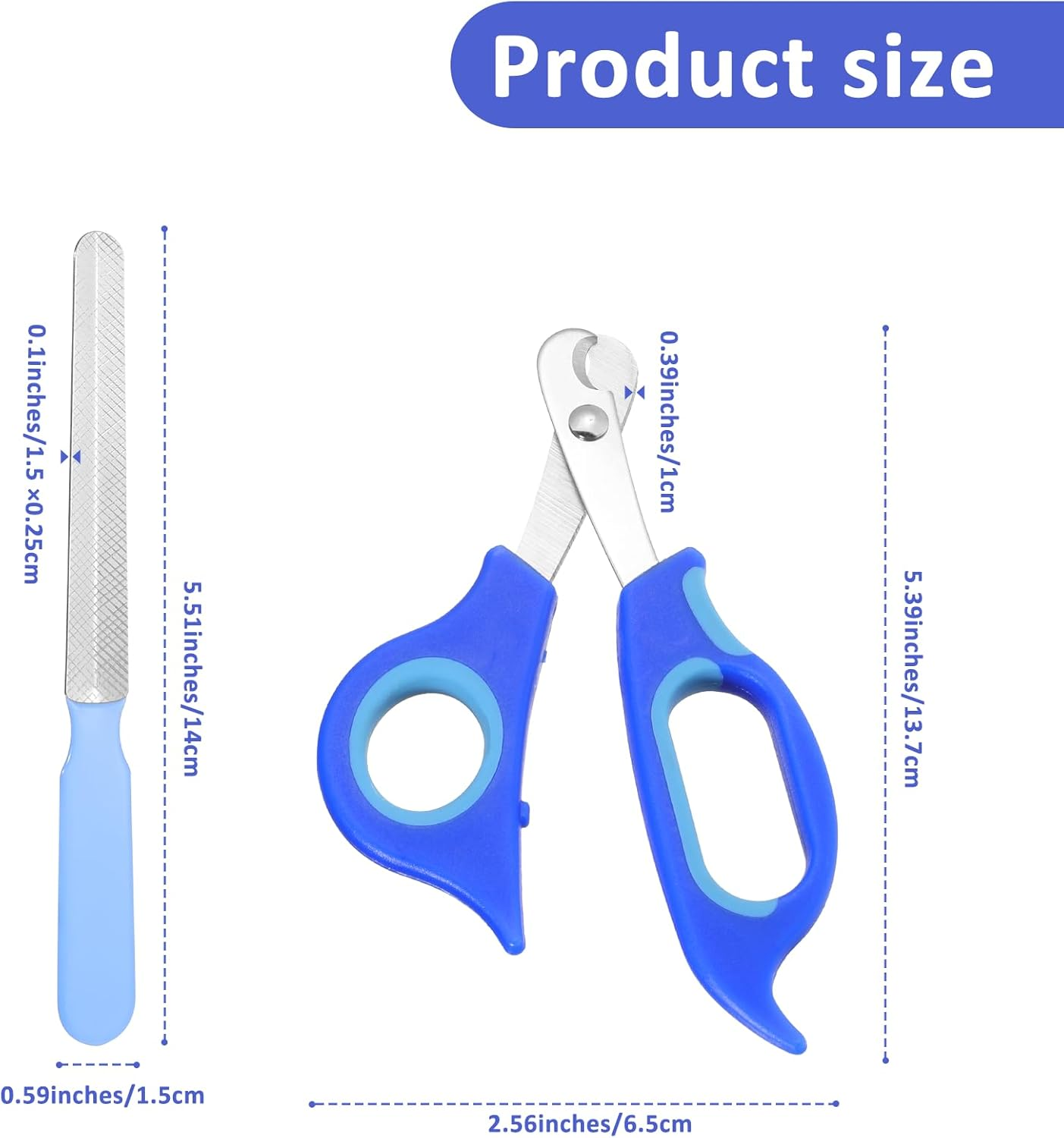 COMNICO Cat Nail Clippers and Nail File Stainless Steel Bearded Dragon Nailclippers Lizard Clipper Catsupplies Professional Grooming Pet Tool for Reptile Cat Dog Clippers image number 4