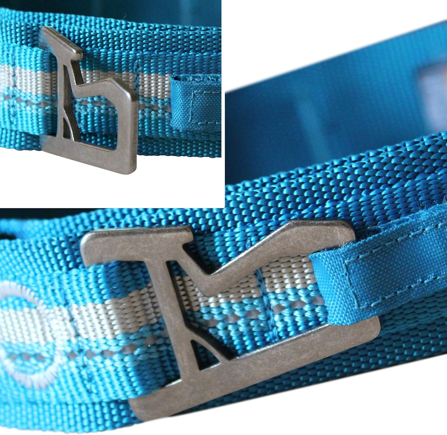Kurgo RSG Dog Collar | Extra Wide Collar for Dogs | Comfortable | Adjustable | Reflective | Quick Release Buckles | Molle Compatible | Bottle Opener | Medium, Large Dogs |(Small), Coastal Blue image number 1