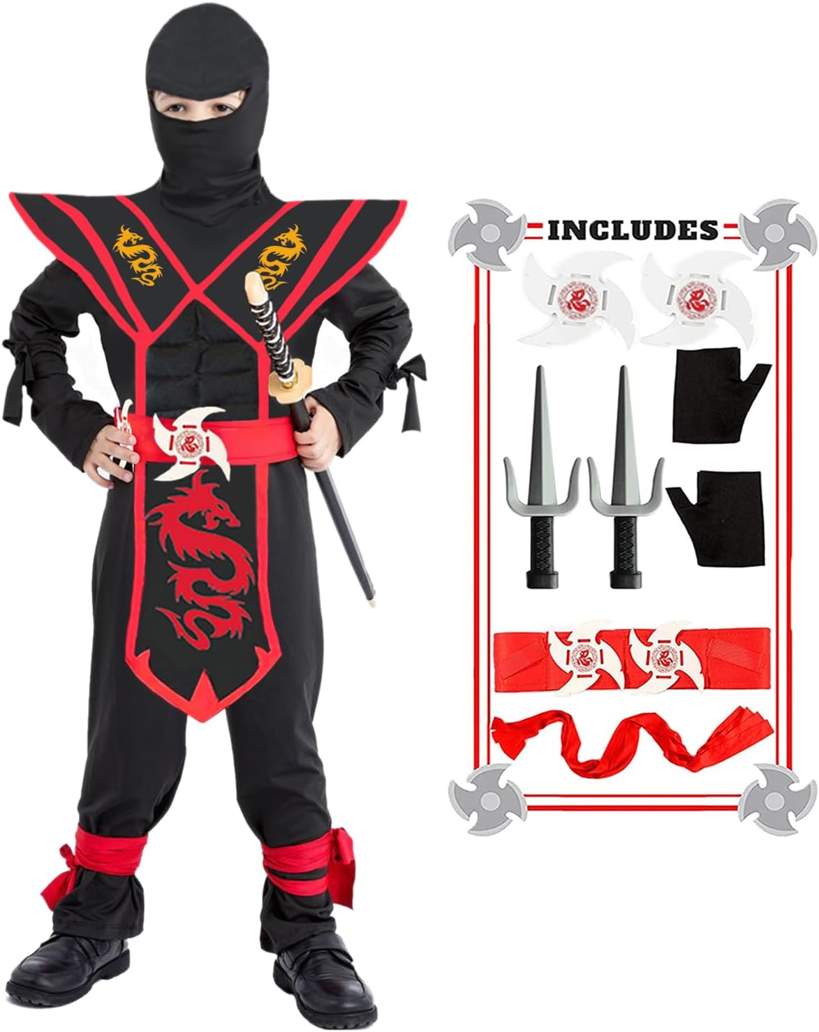 Ninja Costume for Boys image number 5