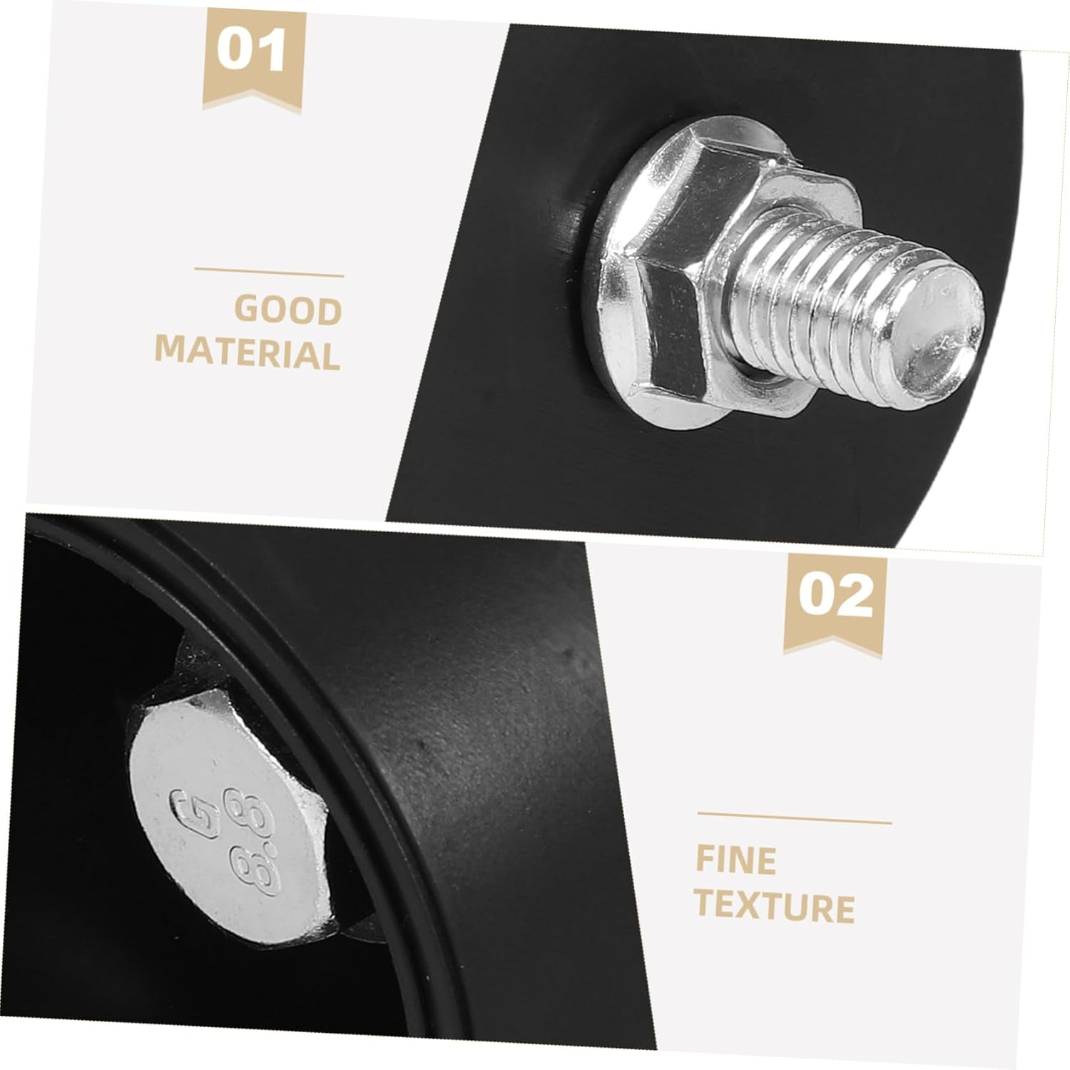 4Pcs Rubber Foot Pads for Air Compressors Heavy Duty Noise Reduction Mounting Feet Oil Resistant Vibration Control for Industrial Machines Elegant Design image number 5