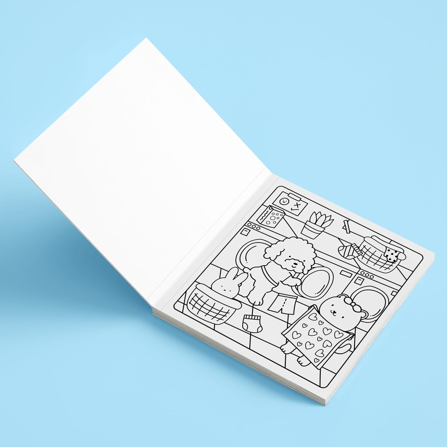 Colouring Book Sunny Day Happy Street &ndash; Simple and Bold Colouring Book with Gatefold & Thick Paper &ndash; Art Activity for Kids Ages 3&ndash;6: 2 image number 5