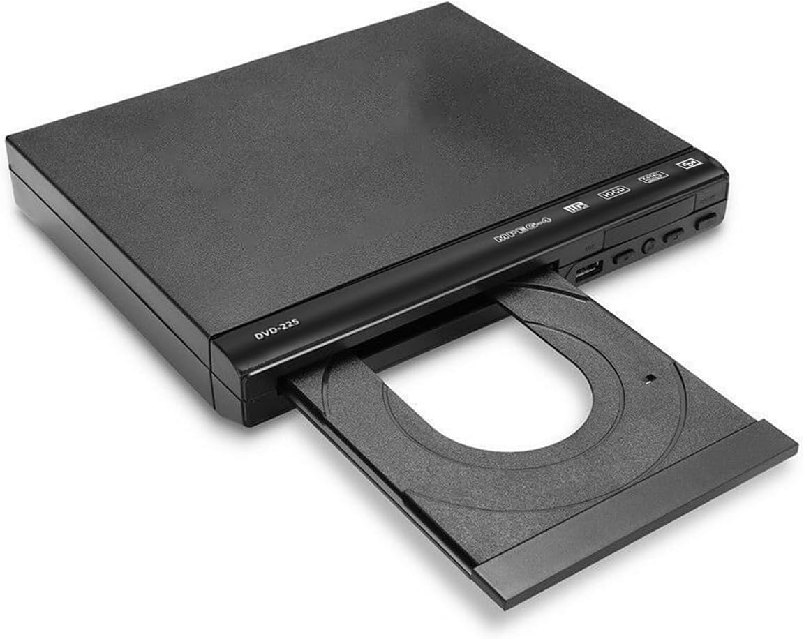 AIMALL Multi-Region HD 1080P DVD Player with HDMI, RCA, Coaxial Output, Includes Remote and Cables, Compatible with Various Formats image number 4