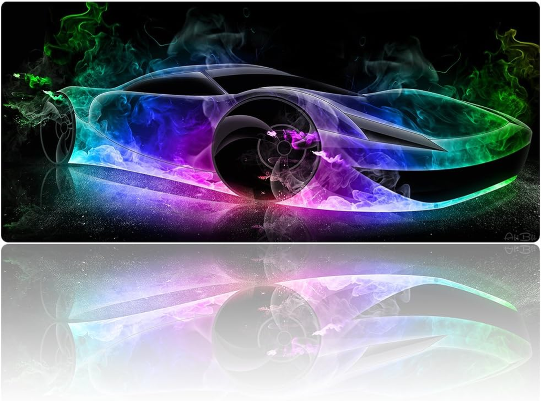 Large Gaming Mouse Pad XXL Extended Mat Desk Pad Mousepad Long Non-Slip Rubber Mice Pads Stitched Edges 35.4&rdquo;X15.7&rdquo; (016Xuancai)