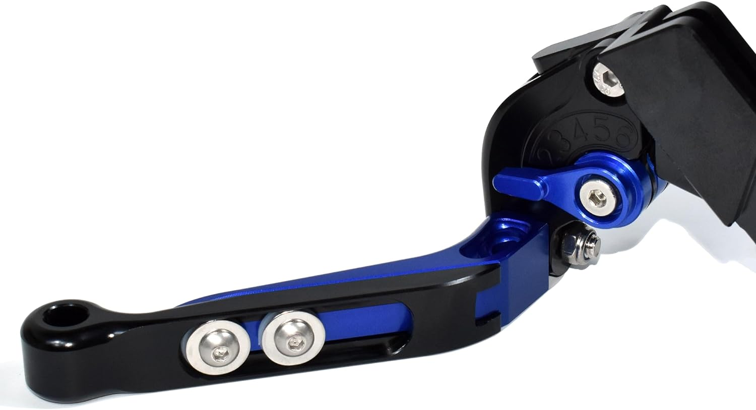 Retractable Foldable Brake Lever Clutch Lever for Triumph Tiger 1200 Explorer/Xe/Xc/Xr 2012-2020, CNC Aluminum Alloy Made (Blue)