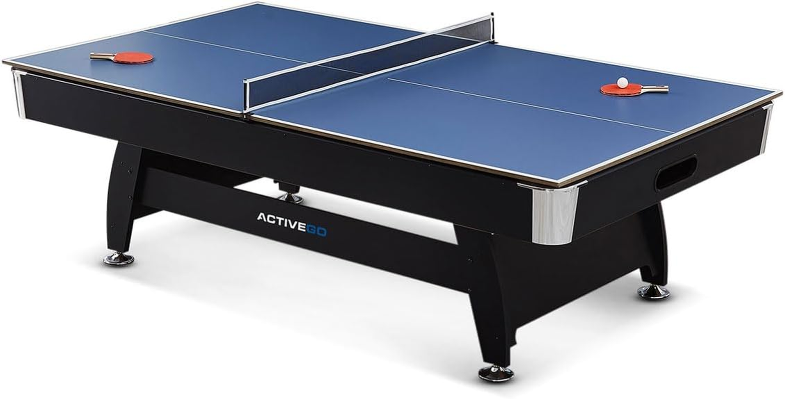 Activego Breakshot 8Ft Pool Table with 3-In-1 Pool, Tennis Table & Desk with Solid MDF Playing Surface & All Accessories Included