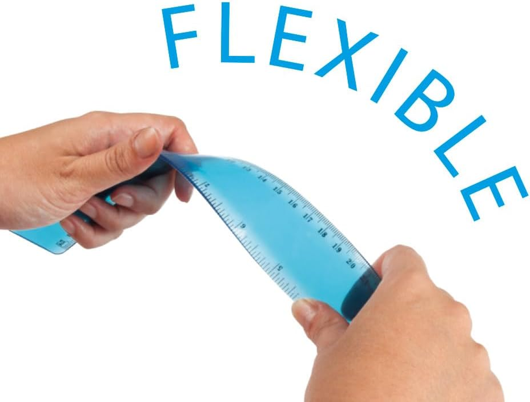 LIDERPAPEL Flexible Playing Field, 10 Cm, Cardboard, 14 Cm, Ruler 30 Cm and Plastic Semicircle, with Coloured Cover image number 4