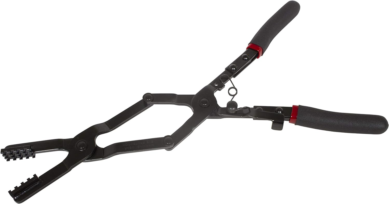 Lisle 17370 35 Degree Long Hose Clamp Pliers image number 1