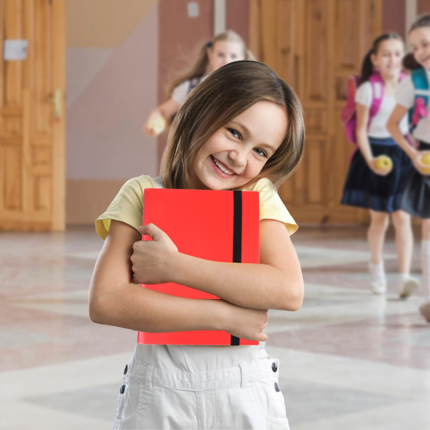 9 Pocket Trading Card Binder Holder, Card Binder for Game Cards Binder 9-Pocket, Sports Card Album with Card Sleeves, Basketball Card Sleeves Compatible with Yugioh MTG Cards, Put up to 360 Cards