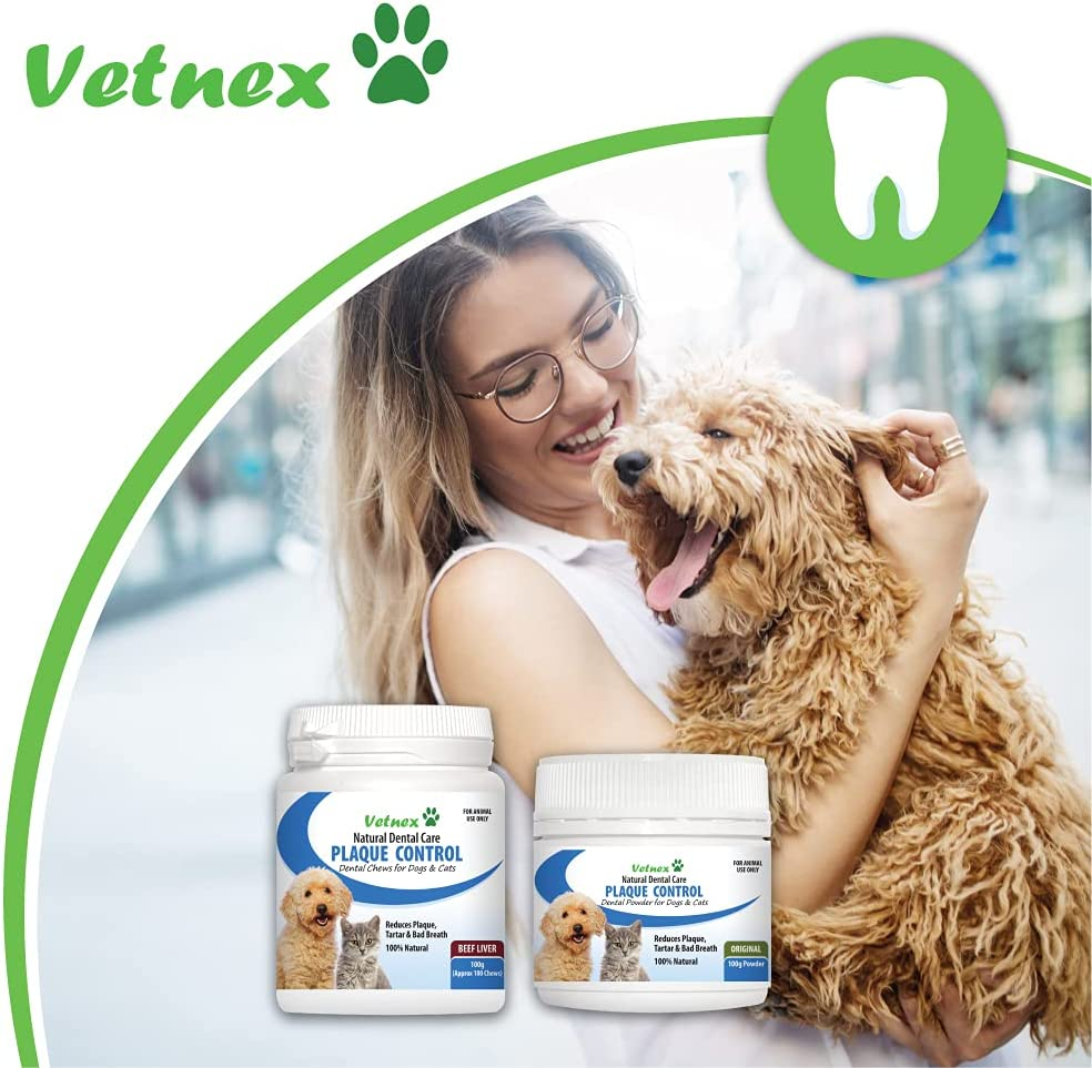 Vetnex Plaque Control Dental Powder (Kangaroo) for Dogs & Cats 100G image number 5