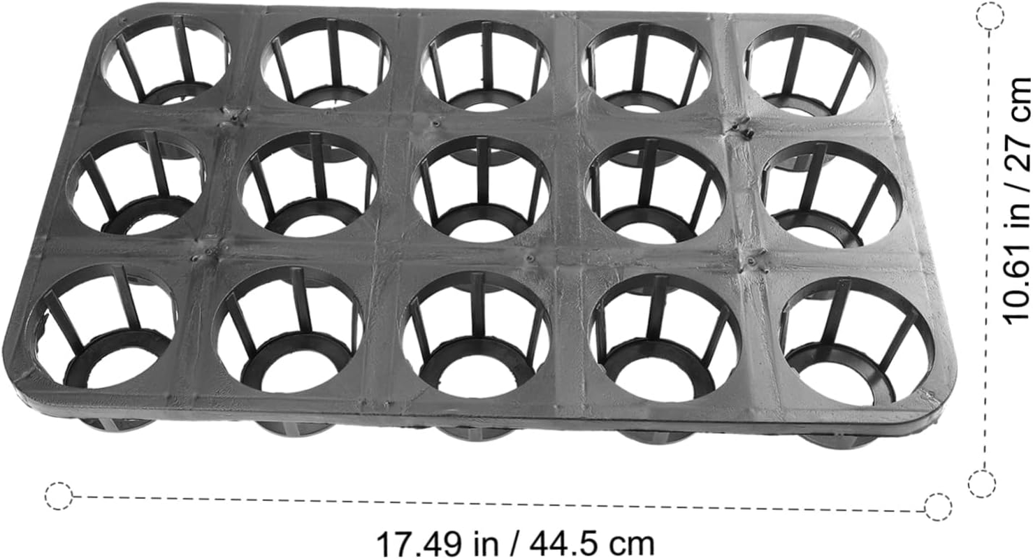 BCOATH 5 Pack Pp Starting Trays Greenhouse Planting Trays for Fruits Sowing Supply Planting Nursery Tray image number 6