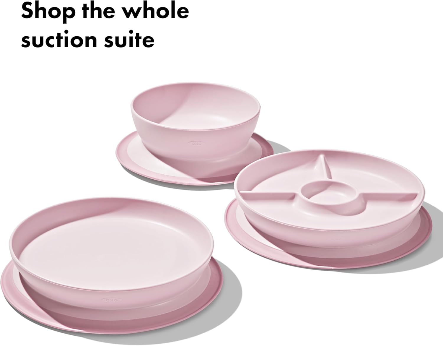 OXO Tot Stick and Stay Suction Bowl - Blossom image number 1