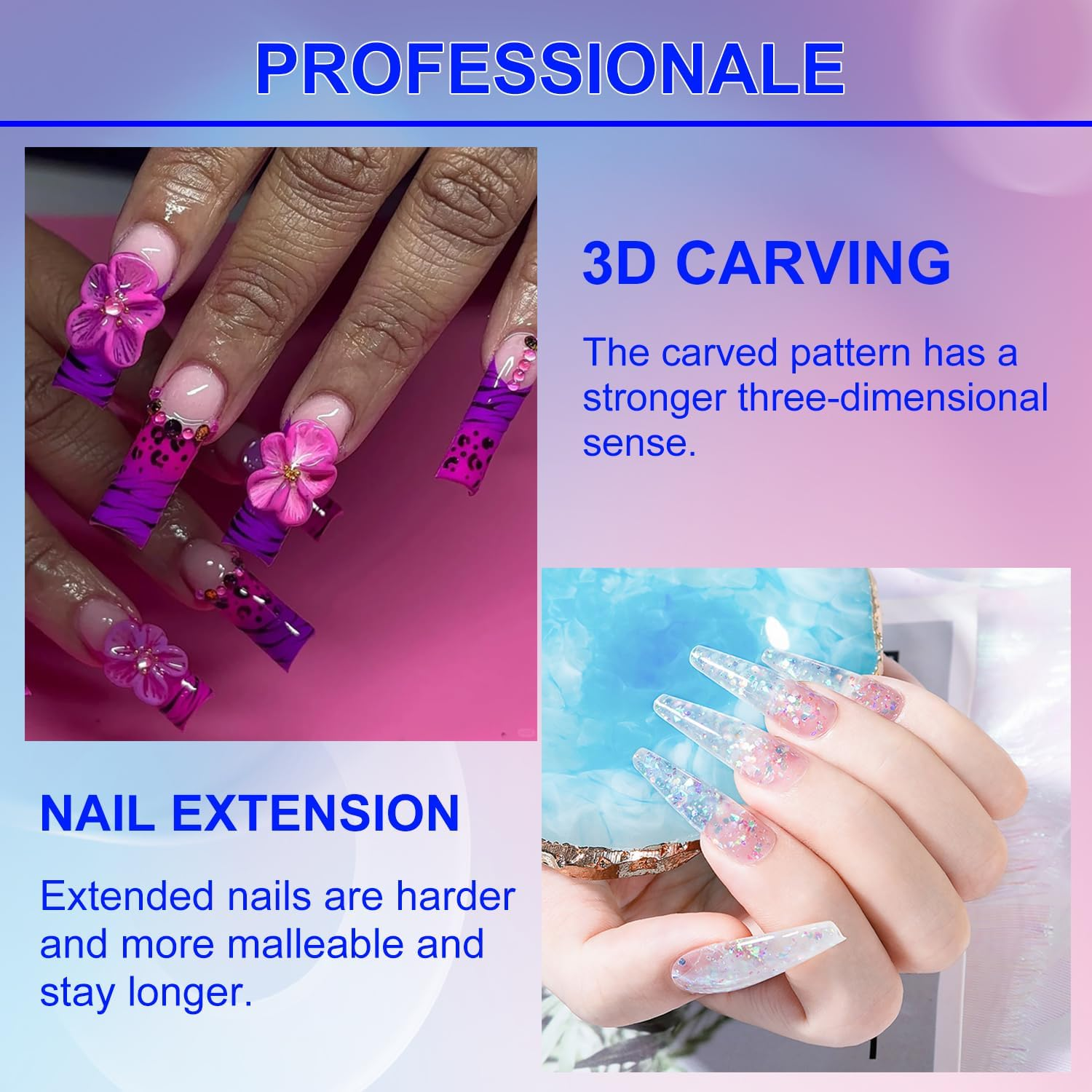 MUSILAN Monomer Acrylic Nail Liquid 5PCS 40Ml/1.3Fl.Oz,Professional Acrylic Liquid Monomer for Acrylic Nails Powder Nails Extension for Nail Art Manicure Diy,Non-Yellowing Monomer-Acrylic Nail Liquid Acrylic Nail Kit image number 3