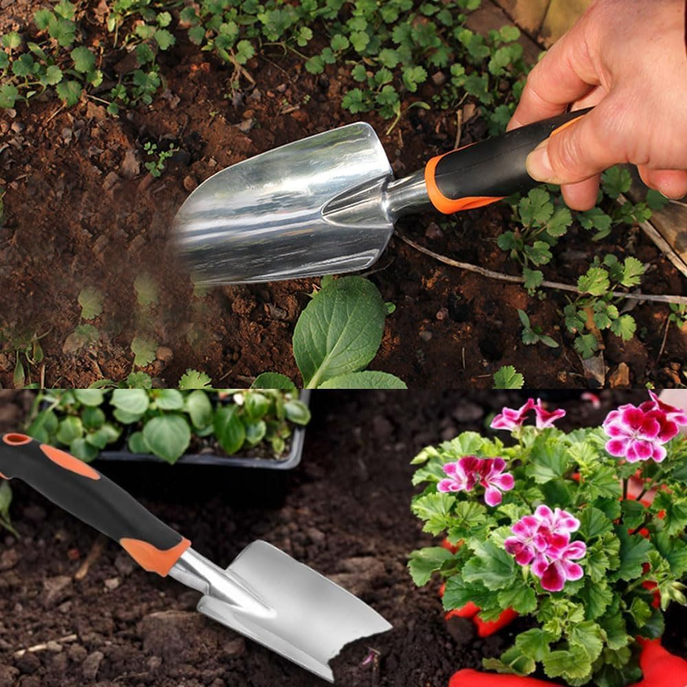 Stainless Steel Garden Trowel Hand Shovel, 1Pc Wide Spade for Digging and Gardening,Gardening Shovel Small Spade Shovel,Gardening Shovel Digging Trowel,Garden Trowel Hand Wide Shovel image number 5