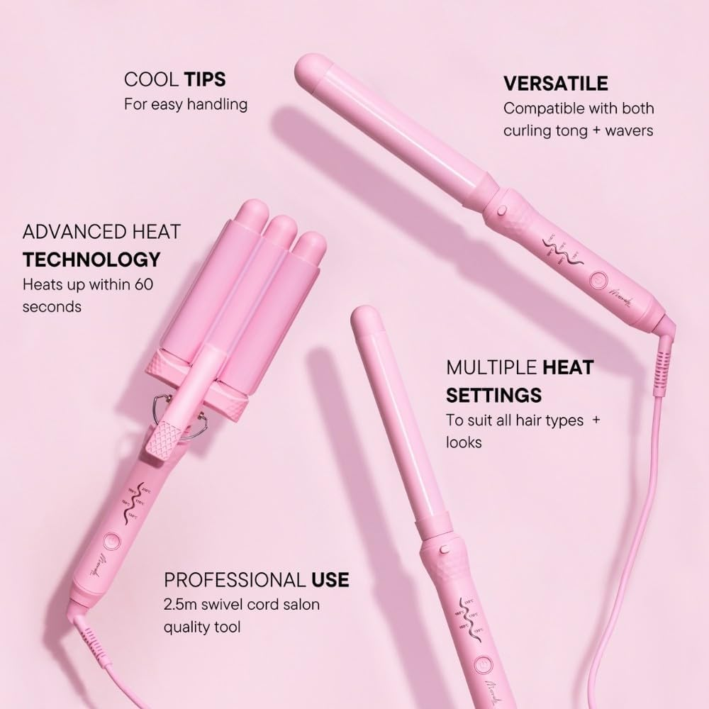 Mermade Hair the Interchangeable Style Wand, Pink