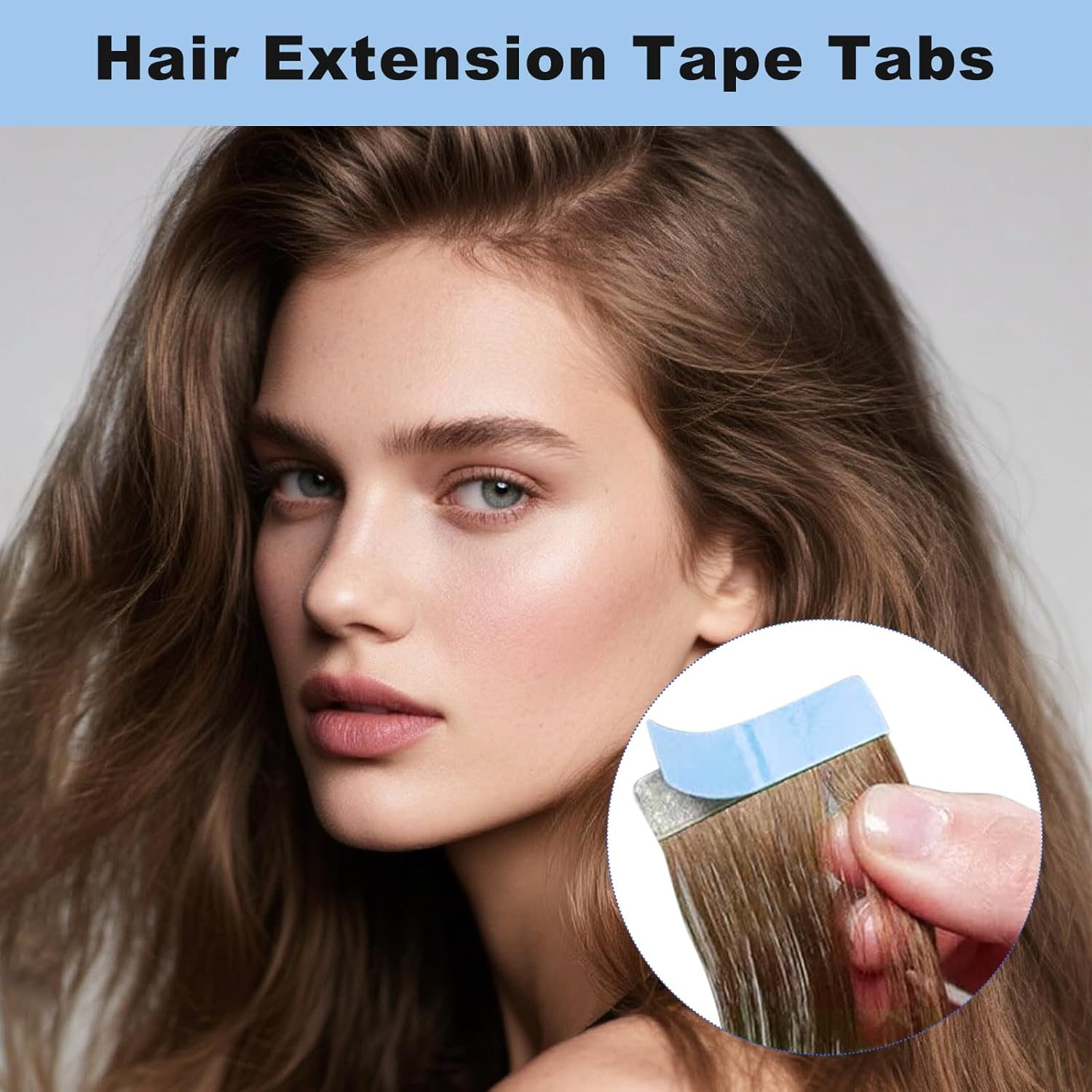 216 Pcs Hair Extension Tape, Wig Tape, Double-Sided for Hair Extensions, Strong Adhesive Tabs for Seamless Bonding, No-Residue Replacement Tape, Ideal for Professional Use, 3.8Cm X 1.1Cm image number 6