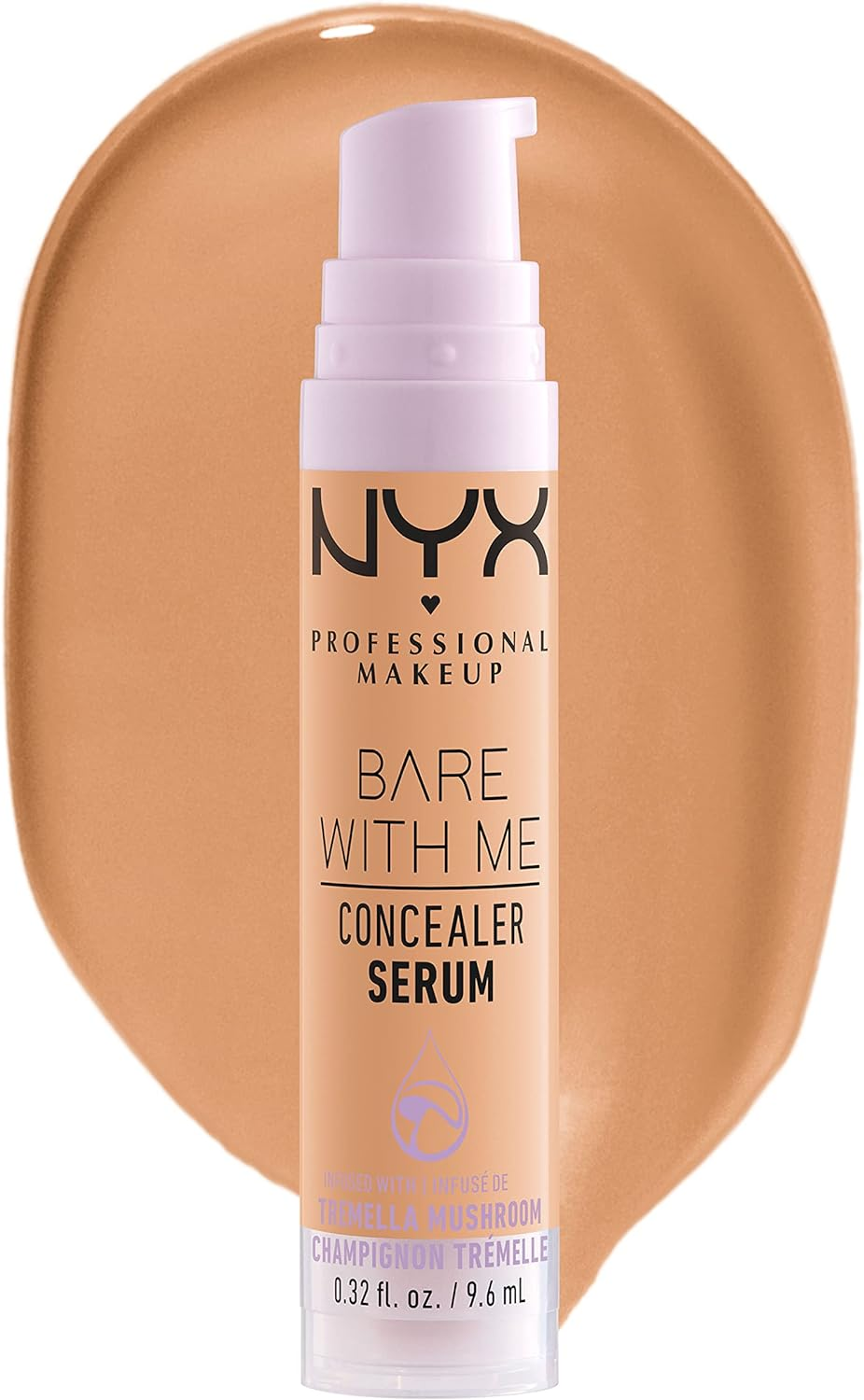 NYX Professional Makeup Bare with Me Concealer Serum 9.6 Ml, 2.5 Medium Vanilla