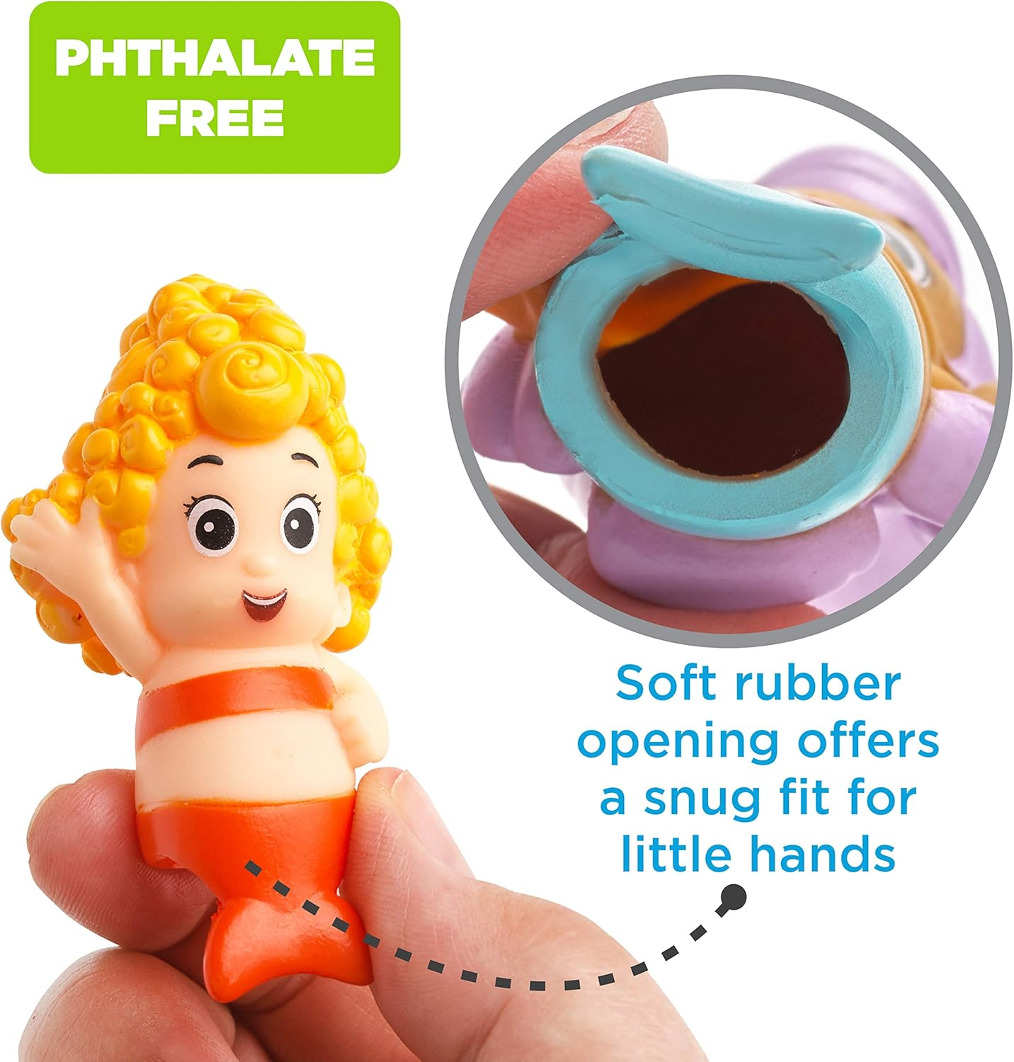 Nickelodeon Bubble Guppies Finger Puppets - Party Favors, Educational, Bath Toys image number 1
