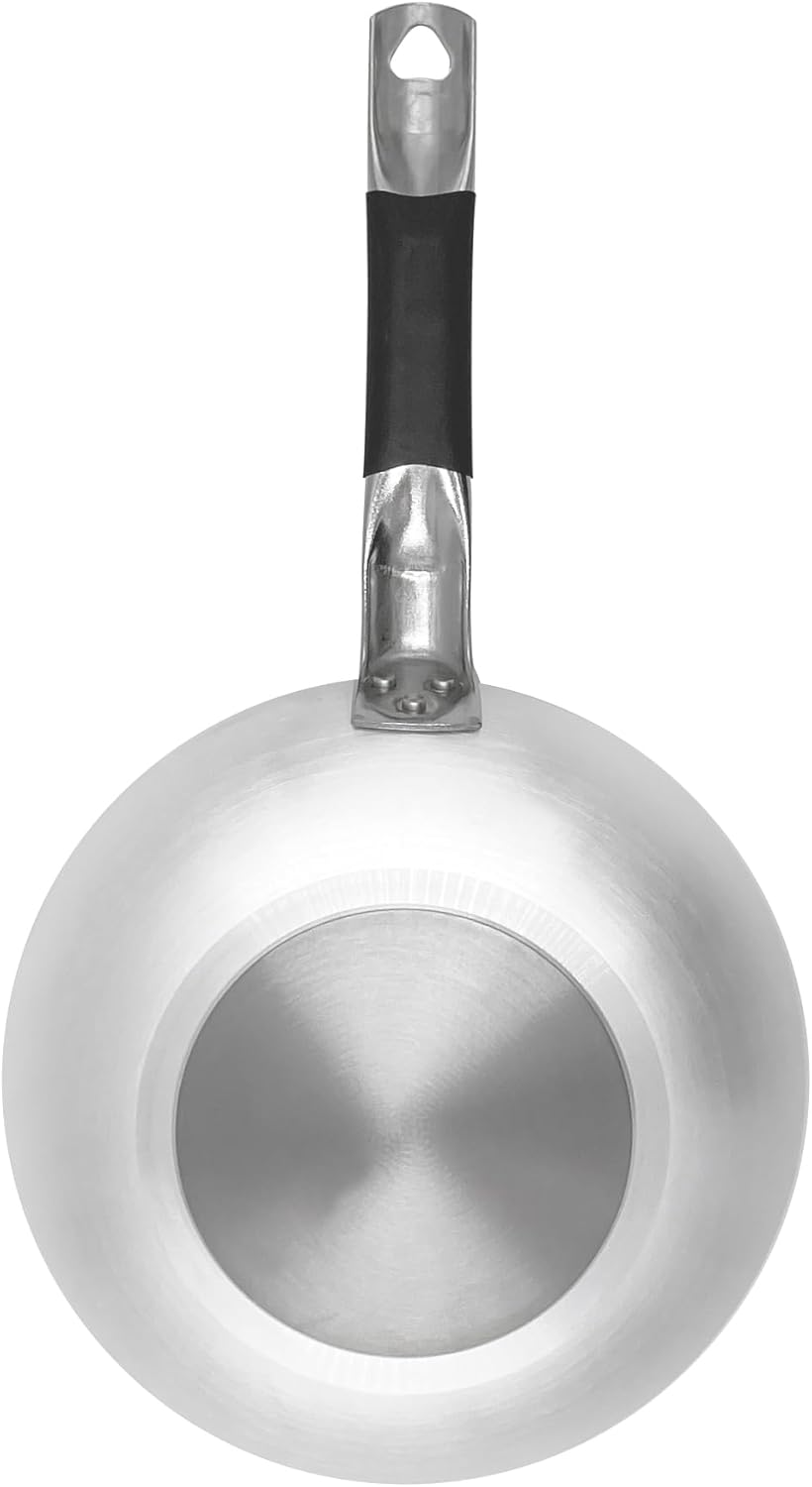 Pentole Agnelli ALMC111BPIC24 Aluminium Induction Line Saucepan High Induction Base with 1 Cooling Handle 24 Cm image number 1