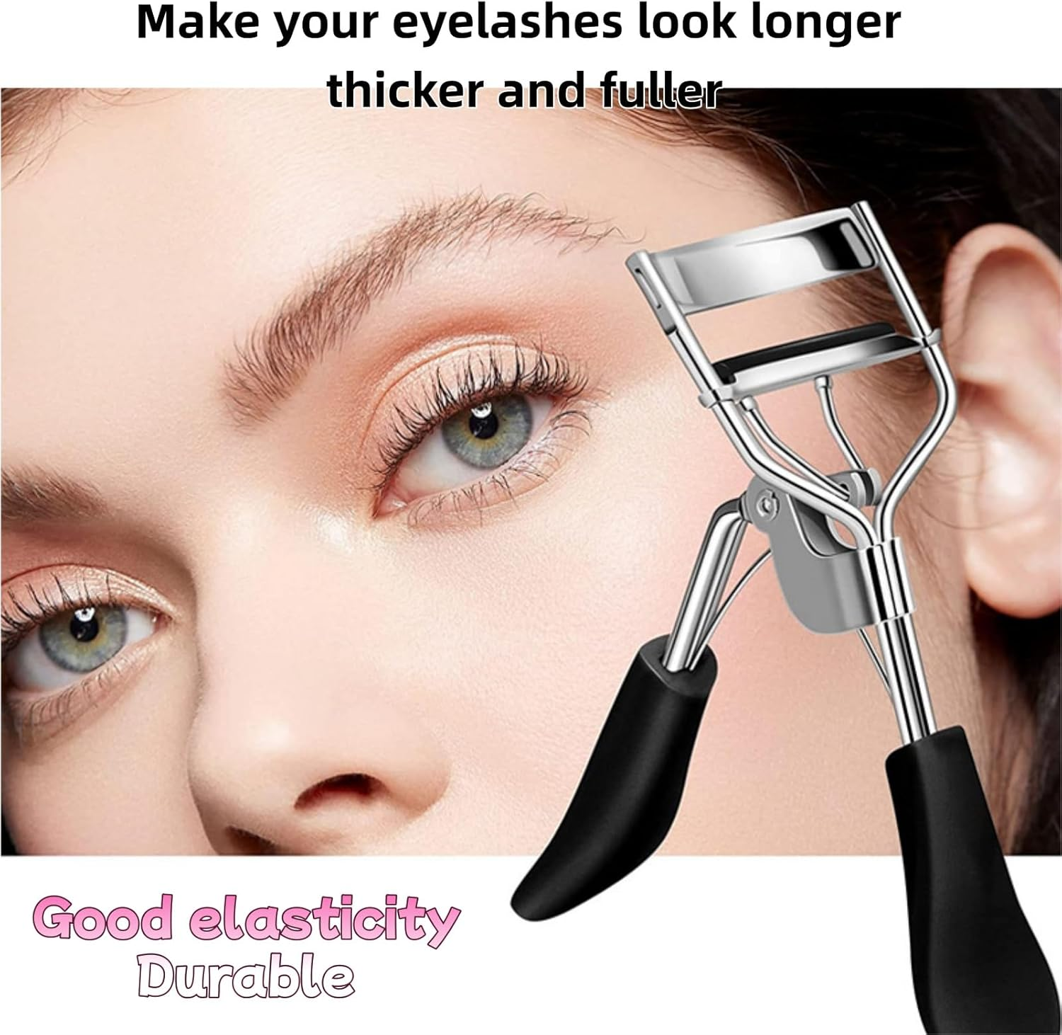 WEBXMZDQ 120 Pcs Eyelash Curler Refill Pads,High Elasticity, Easy to Install, Universal Silicone Rubber Refills for Eyelash Curlers, High Elasticity, Easy to Install, Durable Eye Makeup Tool image number 4
