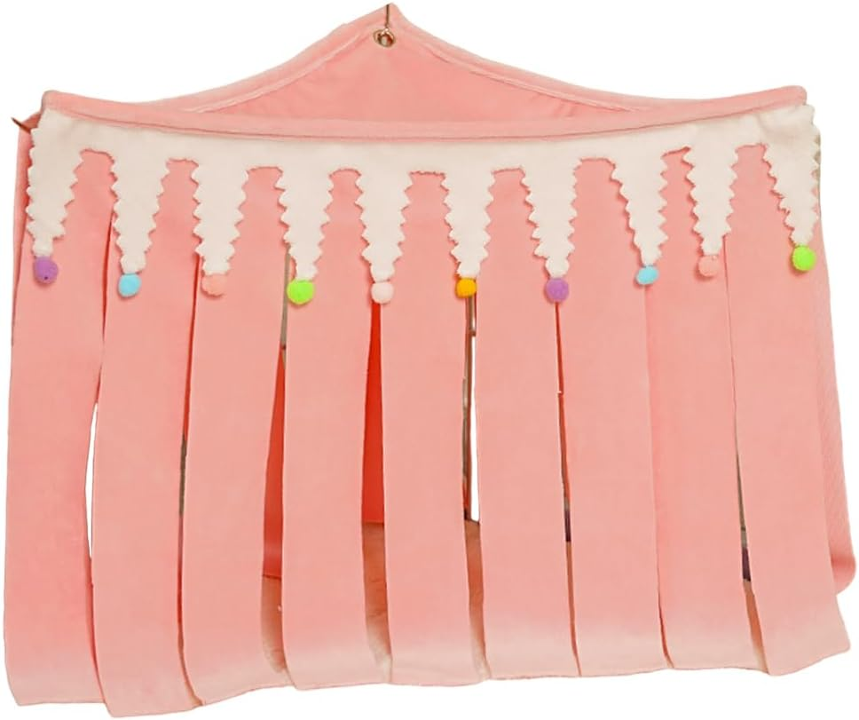 AIMALL Triangle Tassel Pet Hammock - Cozy Hanging Shelter for Hamsters, Rabbits, and Guinea Pigs, Yellow, Available in Sizes 9"X11.8" and 9"X15.7"