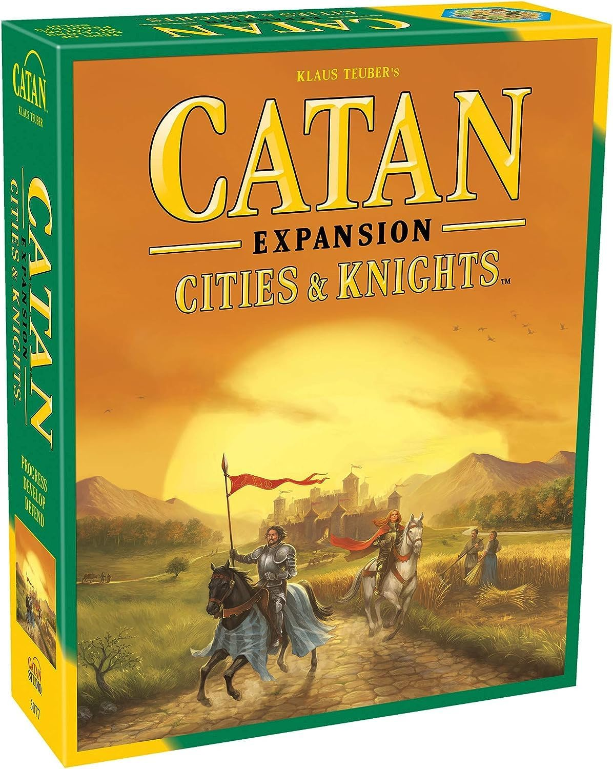 CATAN Cities & Knights Board Game Expansion (6Th Edition) Enhance Gameplay with New Challenges! Strategy Game for Kids & Adults, Ages 12+, 3-4 Players, 90 Minute Playtime, Made by Catan Studio image number 2