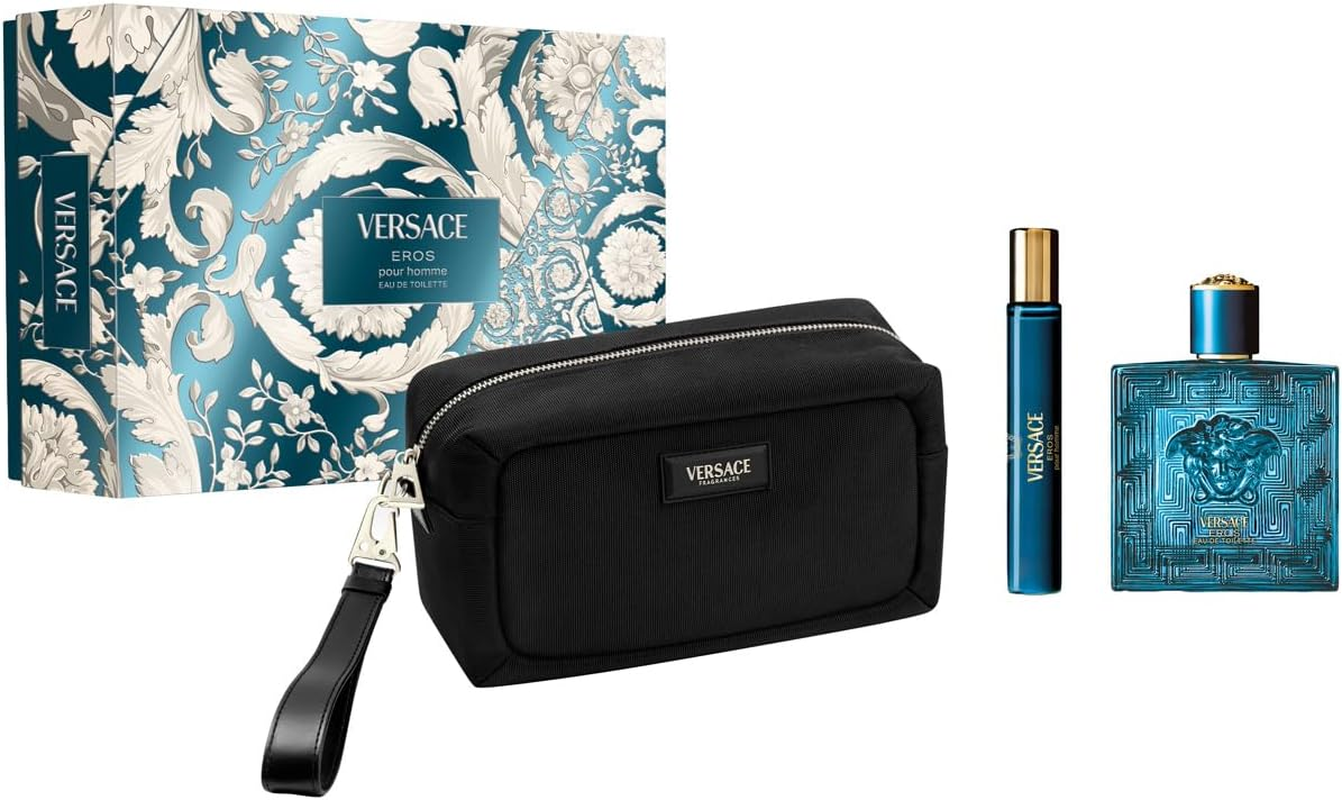 Versace Men'S Eros 3-Pieces Gift Set