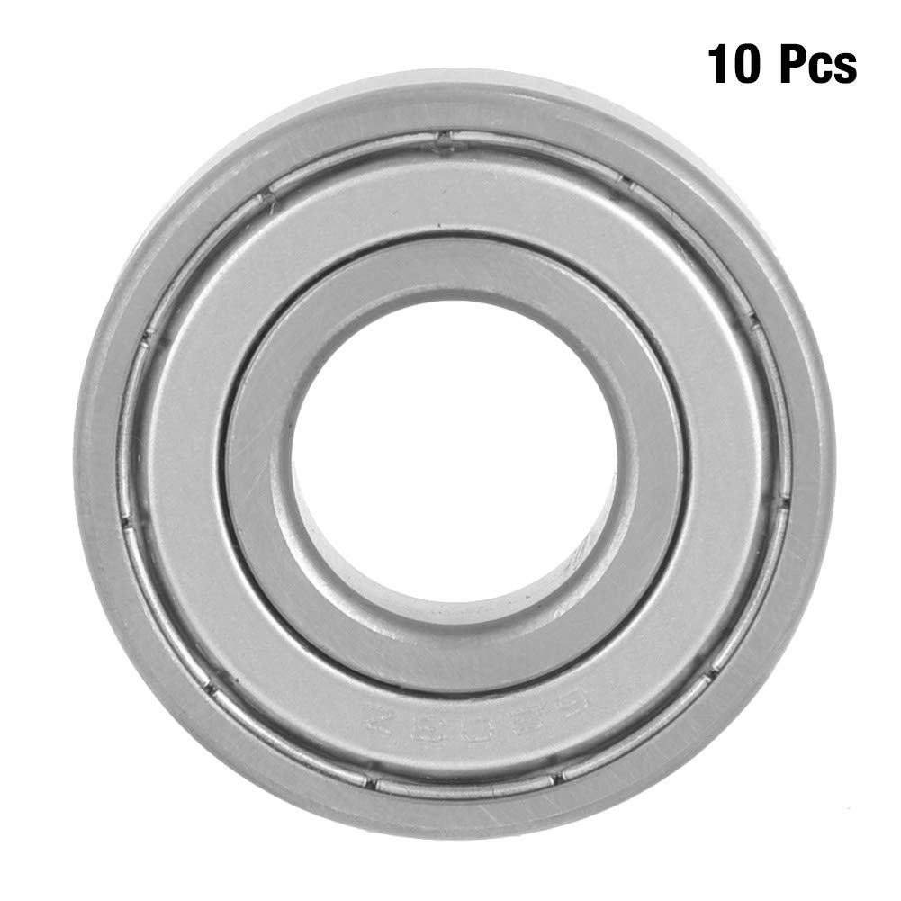 Marhynchus 10Pcs 6203-ZZ Deep Groove Ball Bearings, Ball Bearing, 17 * 40 * 12Mm Metal for Motors, Automobiles, Agricultural Machinery, Prevent Machinery image number 4