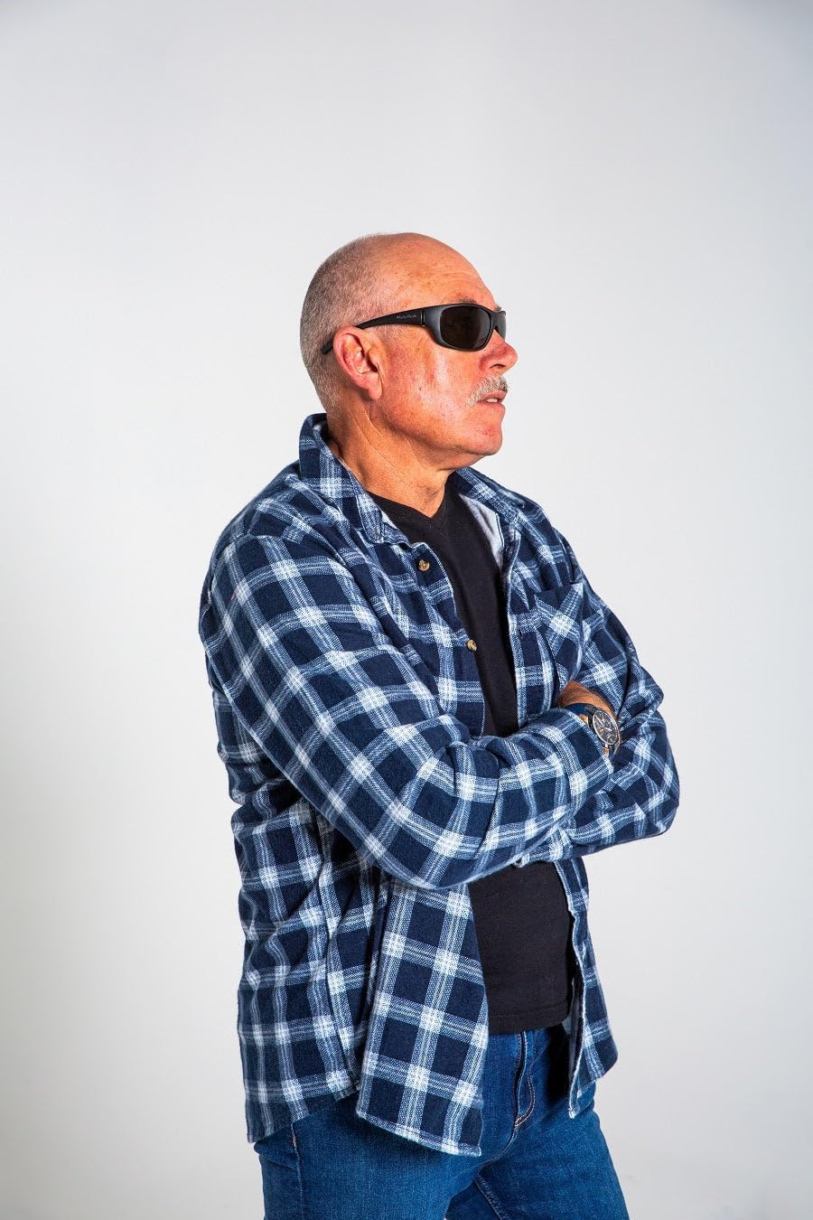 Ugly Fish Eclipse Polarised Bifocal Wrap Sunglasses PN3411 - 2.5 X, Smoke image number 2