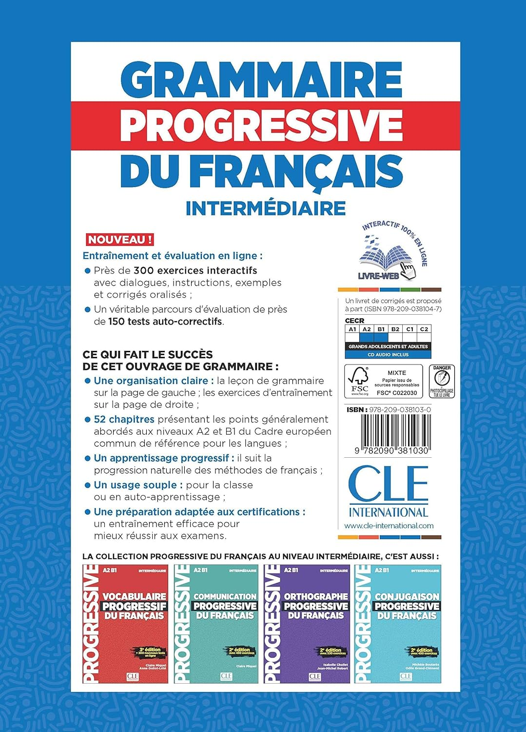 Grammaire Progressive Du Francais - Nouvelle Edition: Livre Intermediaire image number 2