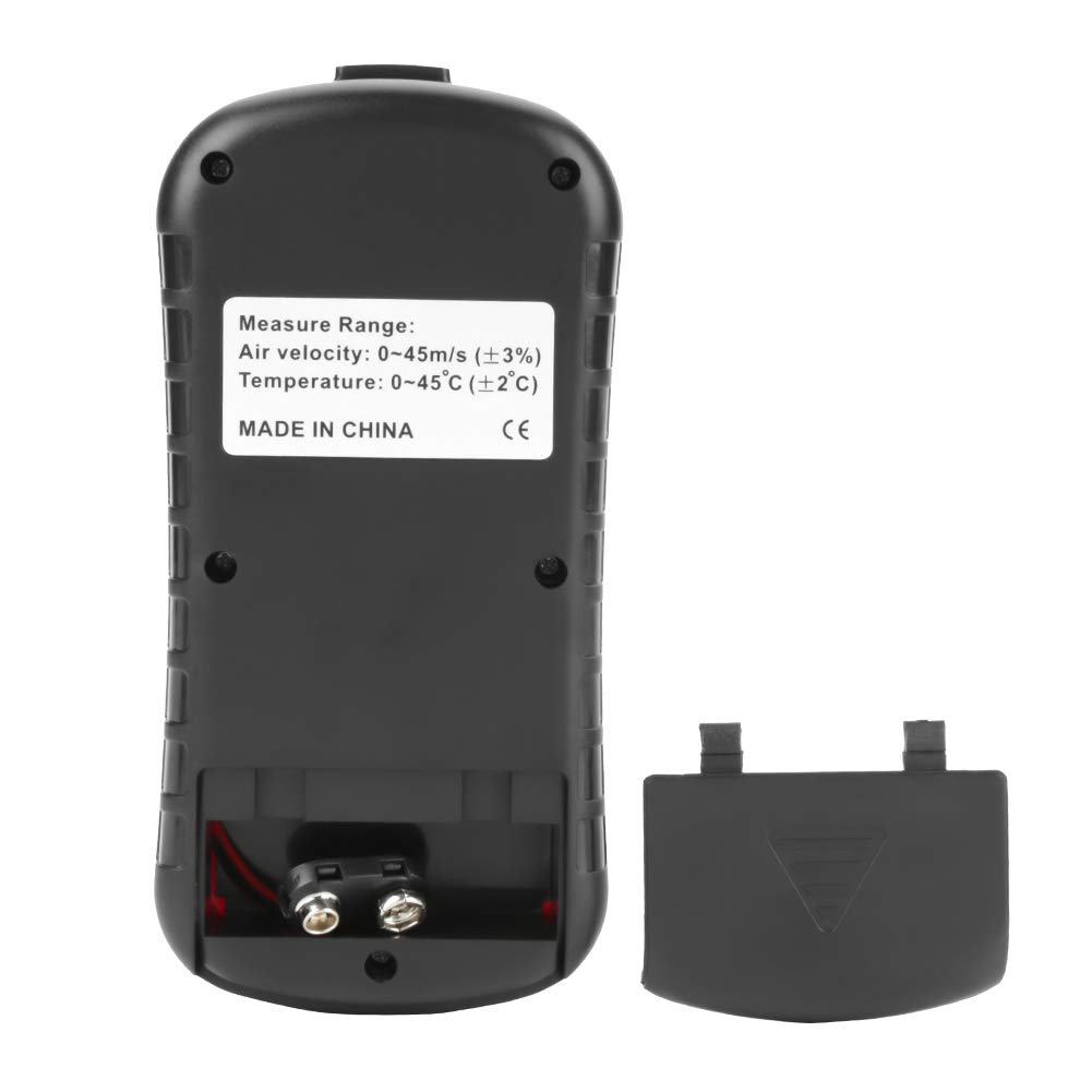 Cryfokt Digital Anemometer, Handheld Wind Speed Meter Air Tester with 12 Levels Air Speed Indication, LCD Display Wind-Speed Meter for Measuring Wind Temperature, ℃/℉ image number 6