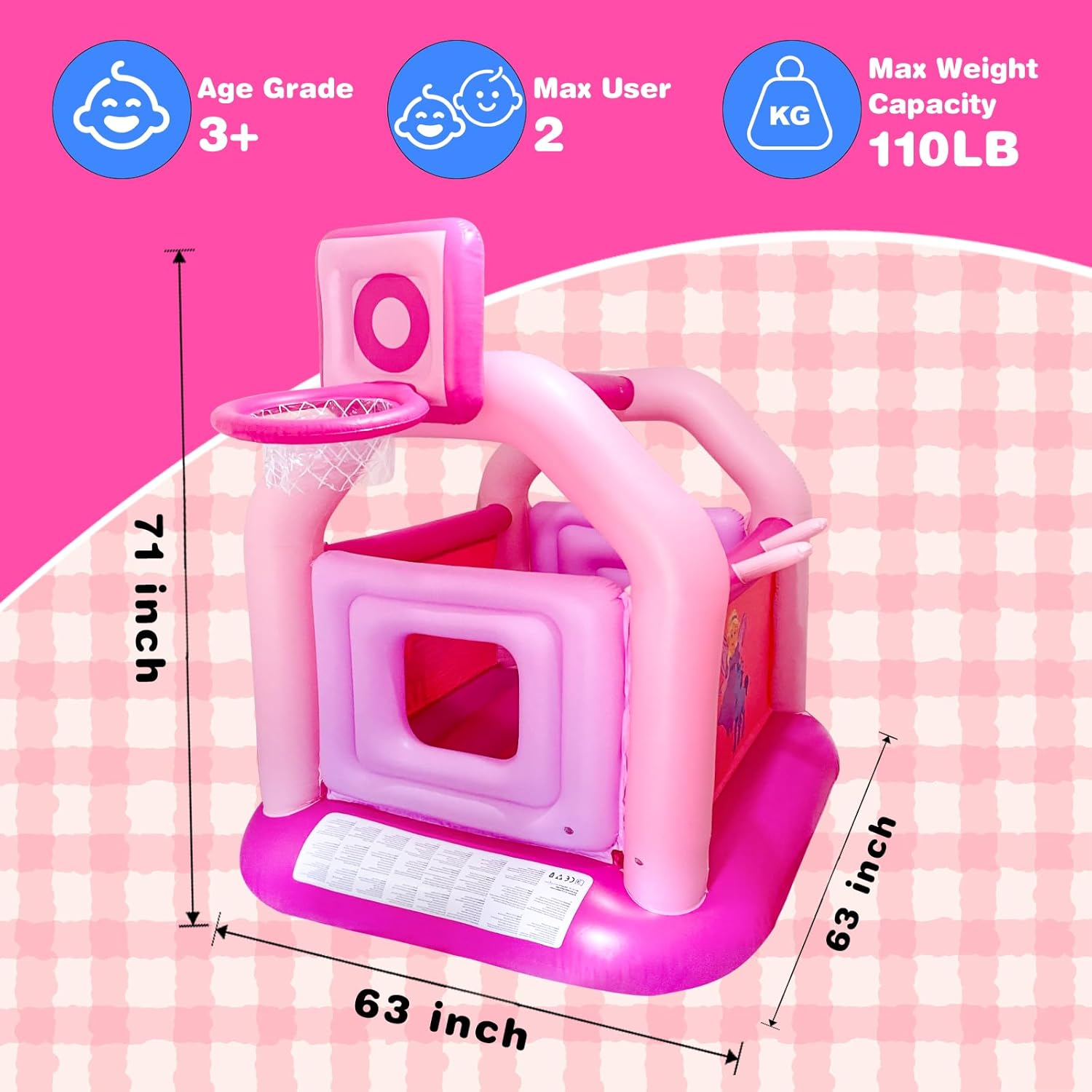 Infant Master PVC Bounce House image number 5