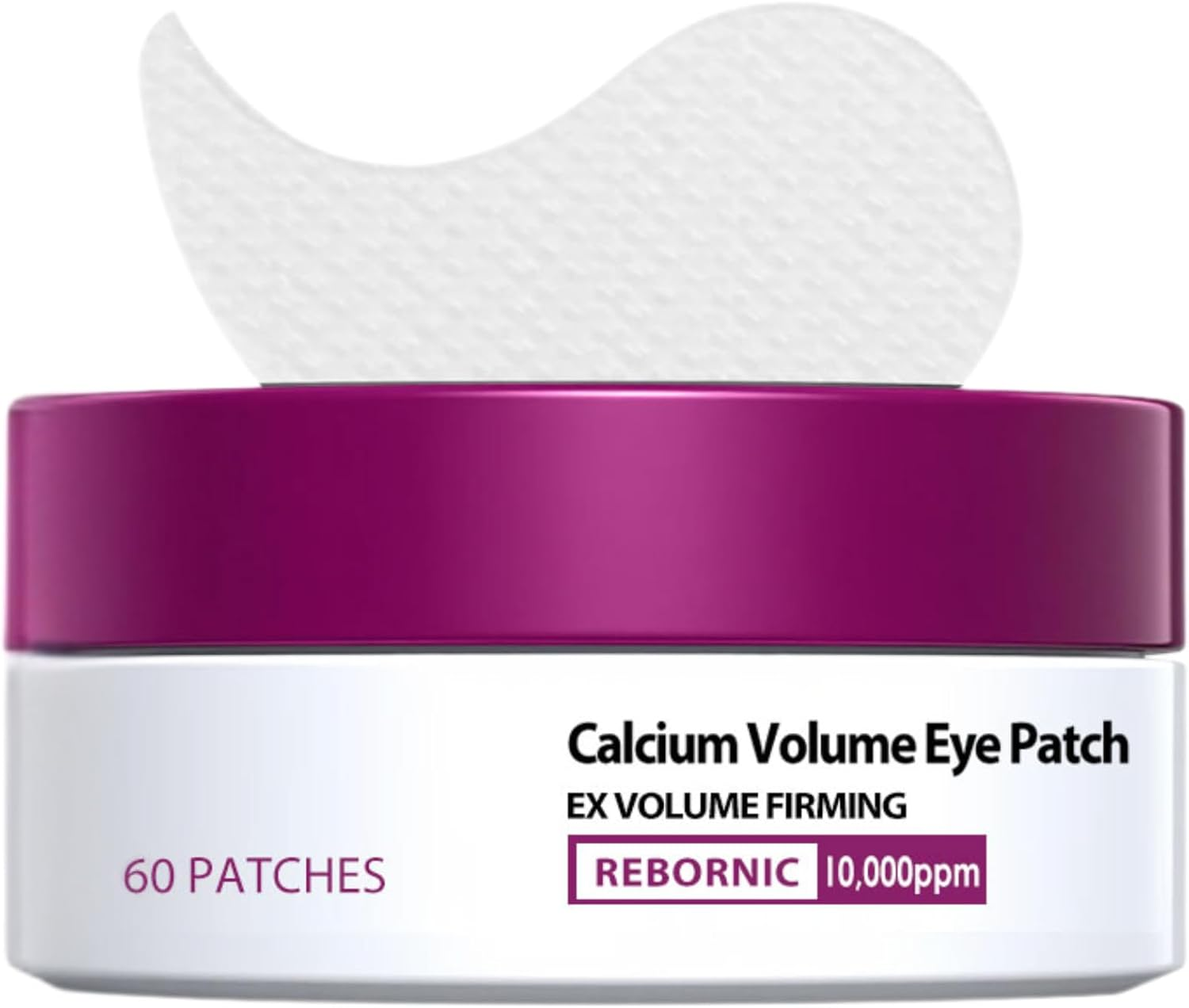 Calcium Volume Eye Patch, Firming under Eye Patches for Puffy Eyes & Dark Circles, Hydrating Soothing Gel Pads with Elastin, Anti-Aging Eye Mask for Fine Lines, Daily Eye Care for Smooth (1Pcs)