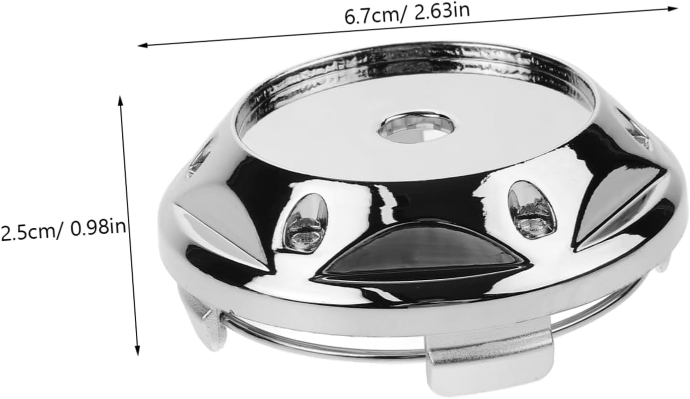 JUMPLAWN Car Wheel Center Cap 4Pcs Wheel Center Caps for Rims Automotive Hubcap Cover for Car Enhance Vehicle Appearance