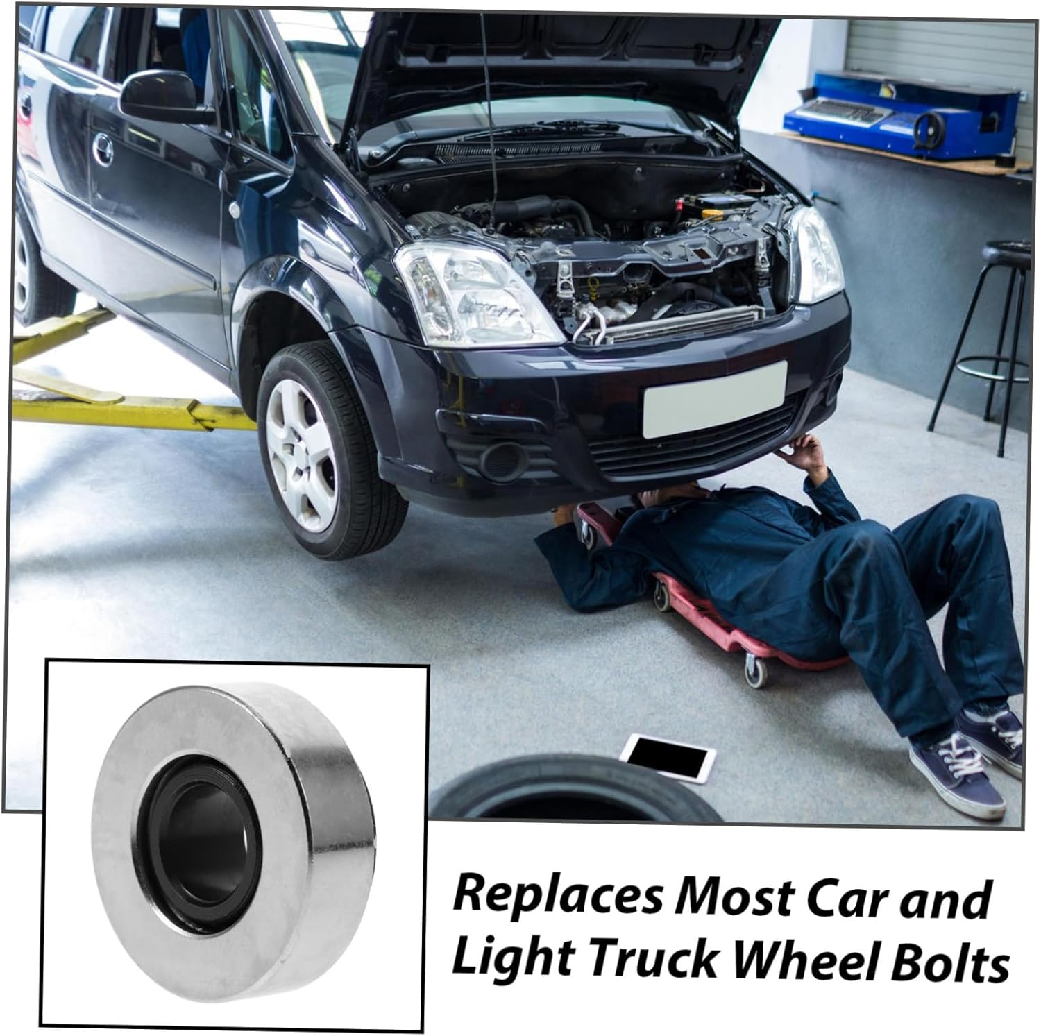 PLAFOPE Metal Wheel Installer Tool for Tire Installation Automotive Wheel Stud Installer image number 1