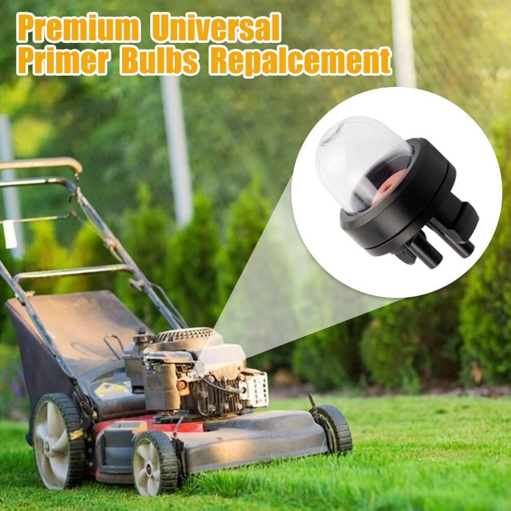 Yakamoz 10PCS 188-512 Snap in Primer Bulb Pumps, Carburetor Oil Bubbles Compatible with Husqvarna, Echo, Stihl Gas Chainsaw Walbro 188-512 WT-23A WYJ-33 Lawn Mower, Leaf Blower and Trimmer Blower image number 1